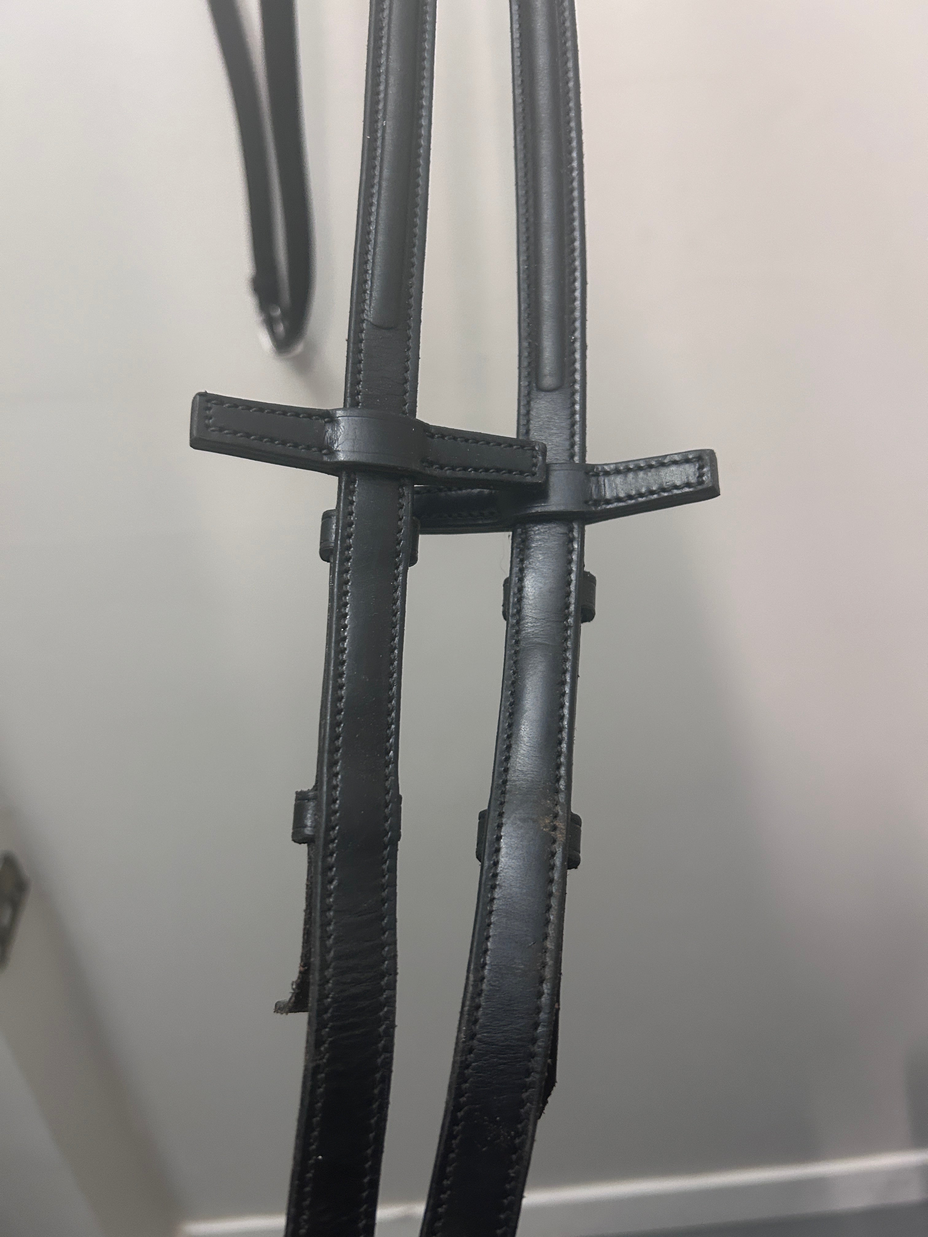 Antares Black Snaffle Bridle with Reins-Bridle-Consignment-Evolution Equestrian Co.