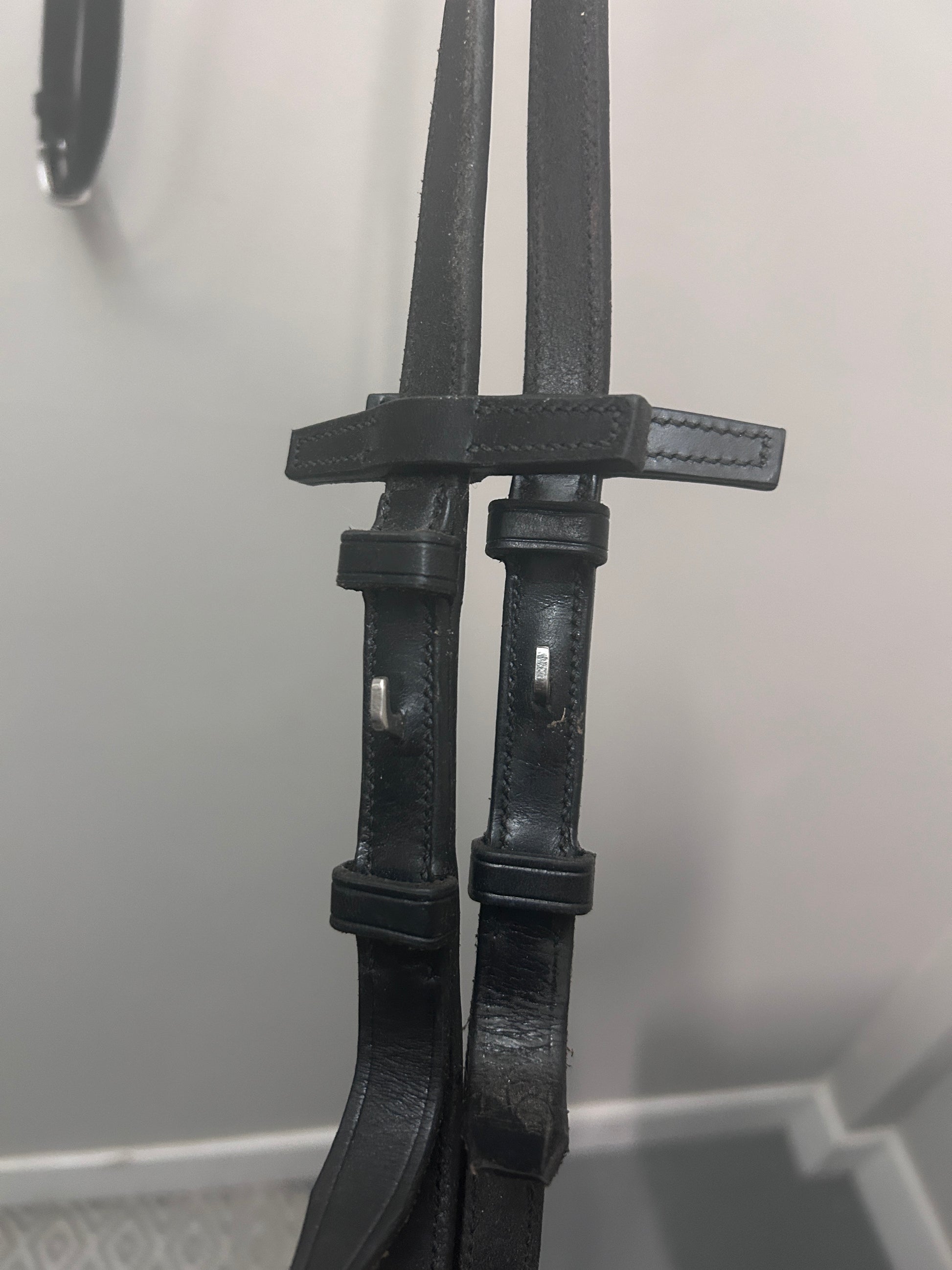 Antares Black Snaffle Bridle with Reins-Bridle-Consignment-Evolution Equestrian Co.