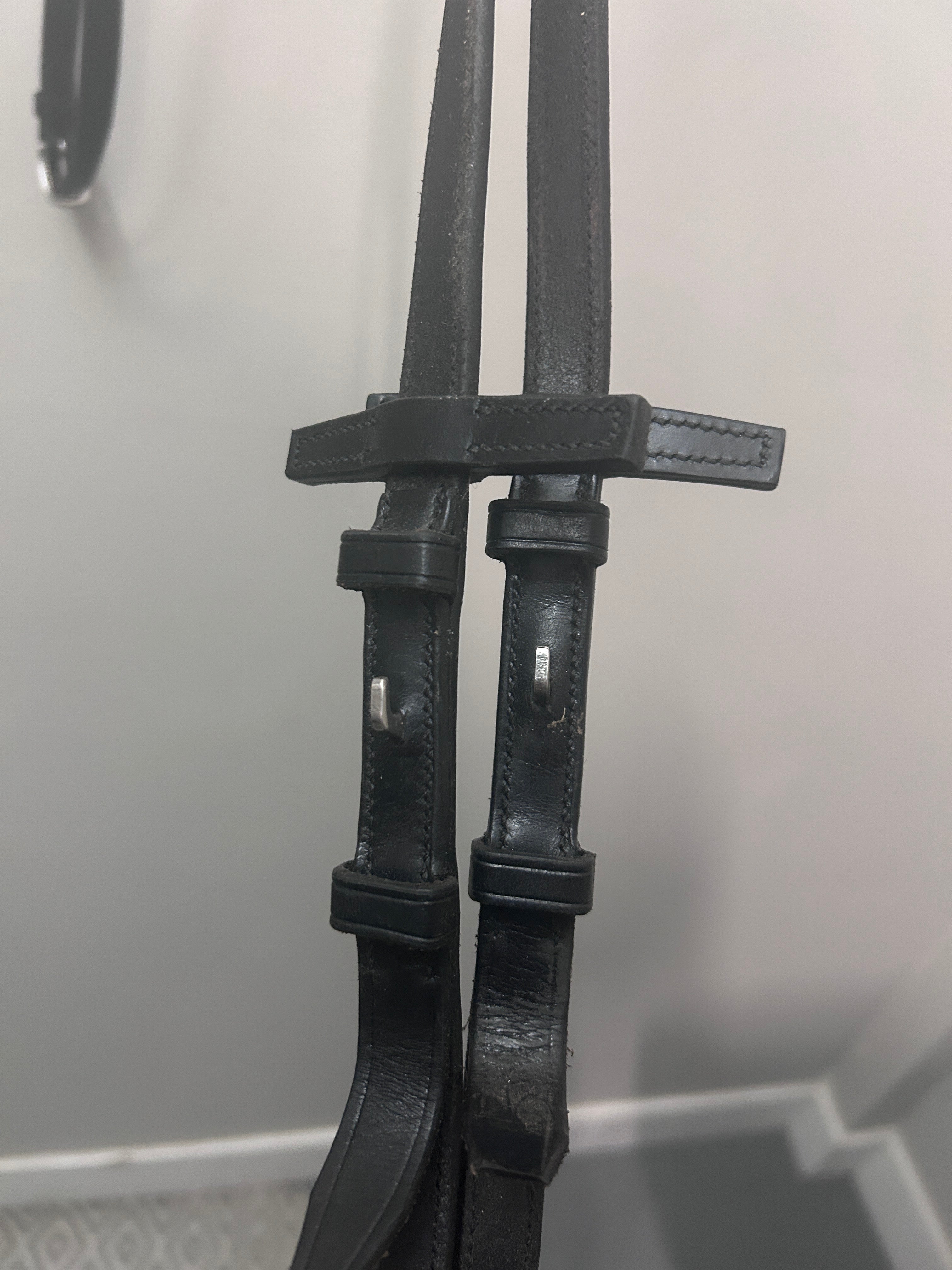 Antares Black Snaffle Bridle with Reins-Bridle-Consignment-Evolution Equestrian Co.