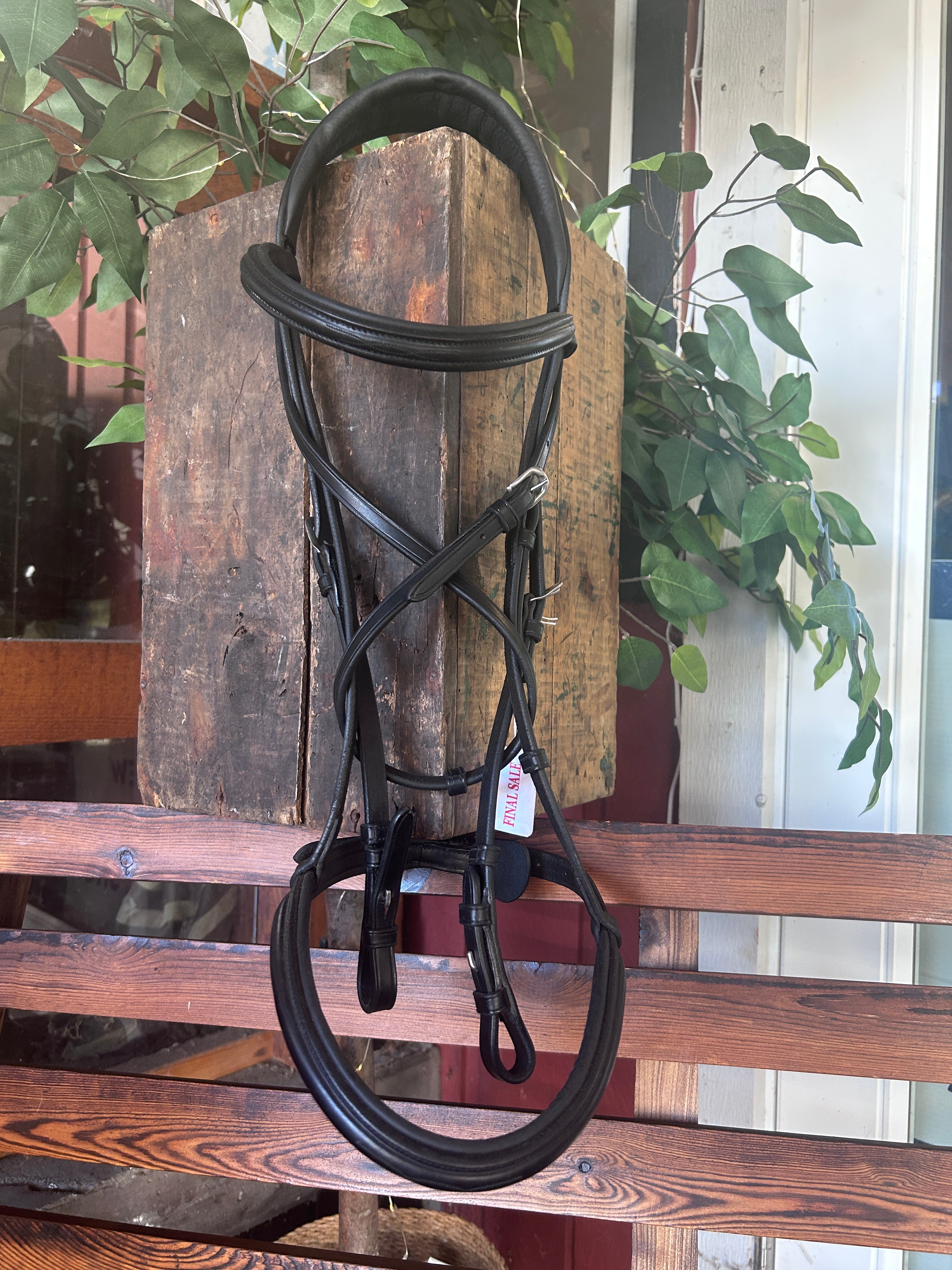 Antares Black Snaffle Bridle with Reins-Bridle-Consignment-Evolution Equestrian Co.