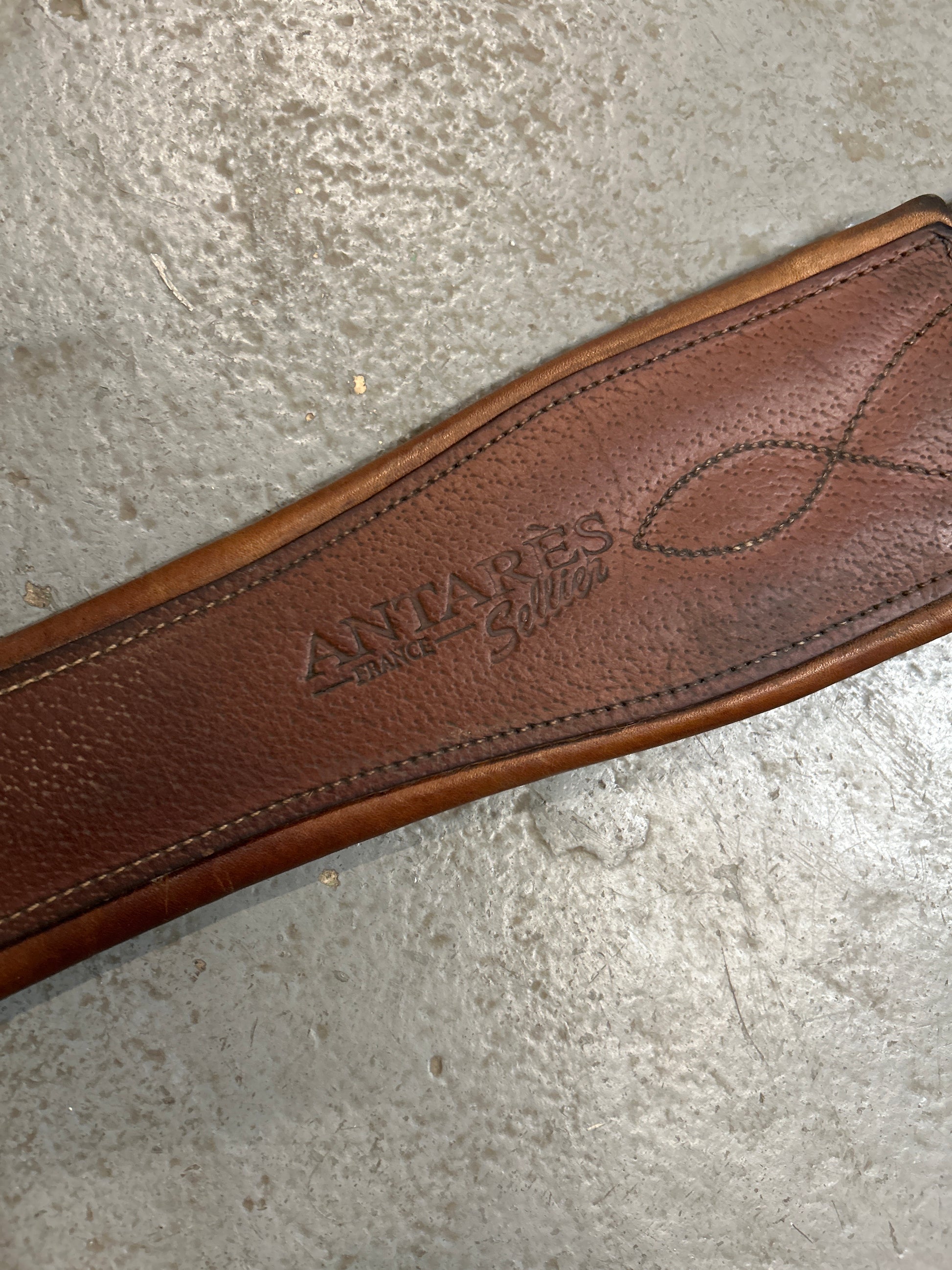 Antares Sellier Leather Girth 48"-English Girth-Consignment-Evolution Equestrian Co.