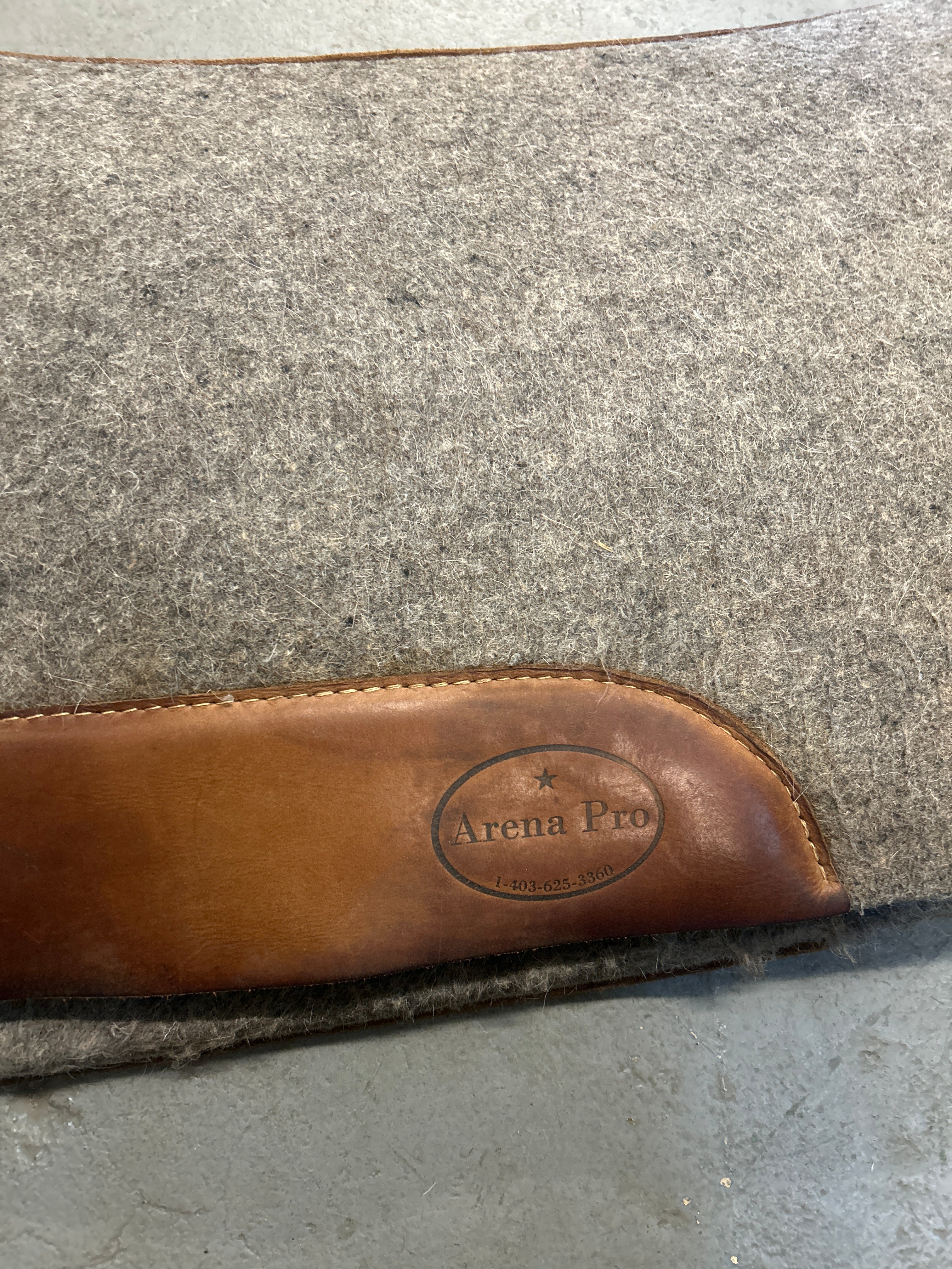 Arena Pro Wool Saddle Pad-Western Saddle Pad-Consignment-Evolution Equestrian Co.