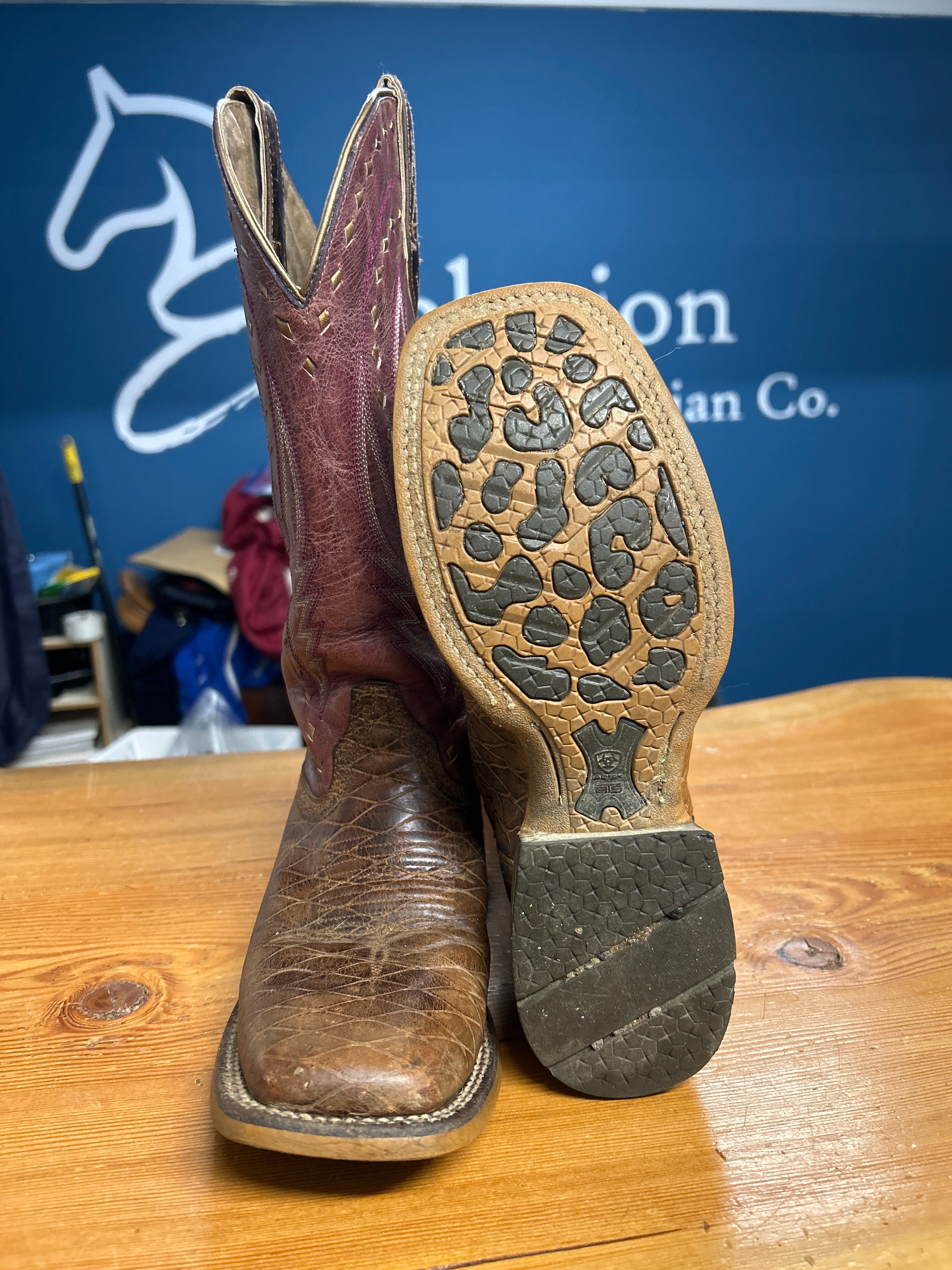 Ariat Callahan Western Cowboy Boot 6.5-Cowboy Boots-Consignment-Evolution Equestrian Co.