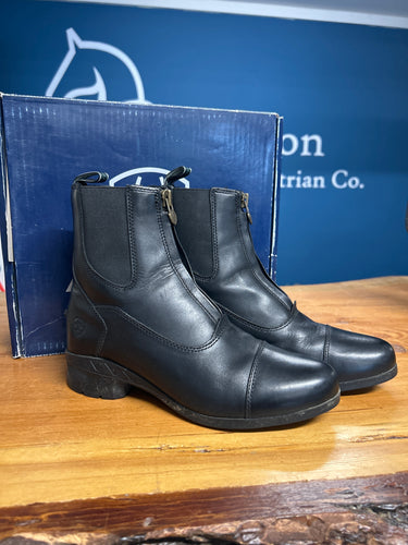 Ariat Heritage IV Zip Paddock Boots 7.5-Paddock Boots-Consignment-Evolution Equestrian Co.