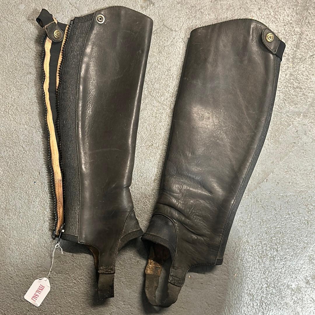 Ariat Leather Half Chaps Small-Half Chaps-Consignment-Evolution Equestrian Co.