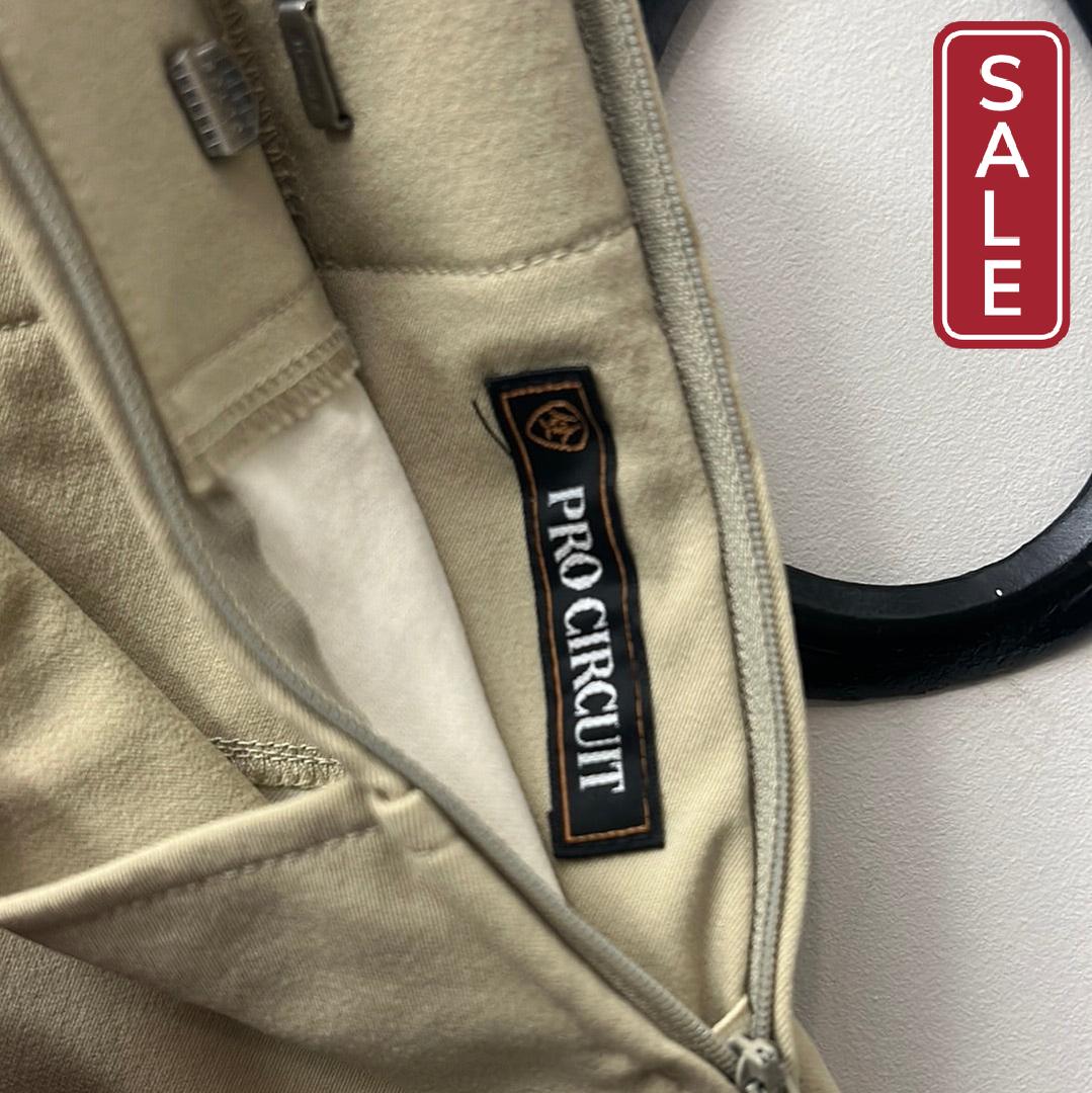 Ariat Pro Circuit Breeches 26R-Riding Clothes-Consignment-Evolution Equestrian Co.