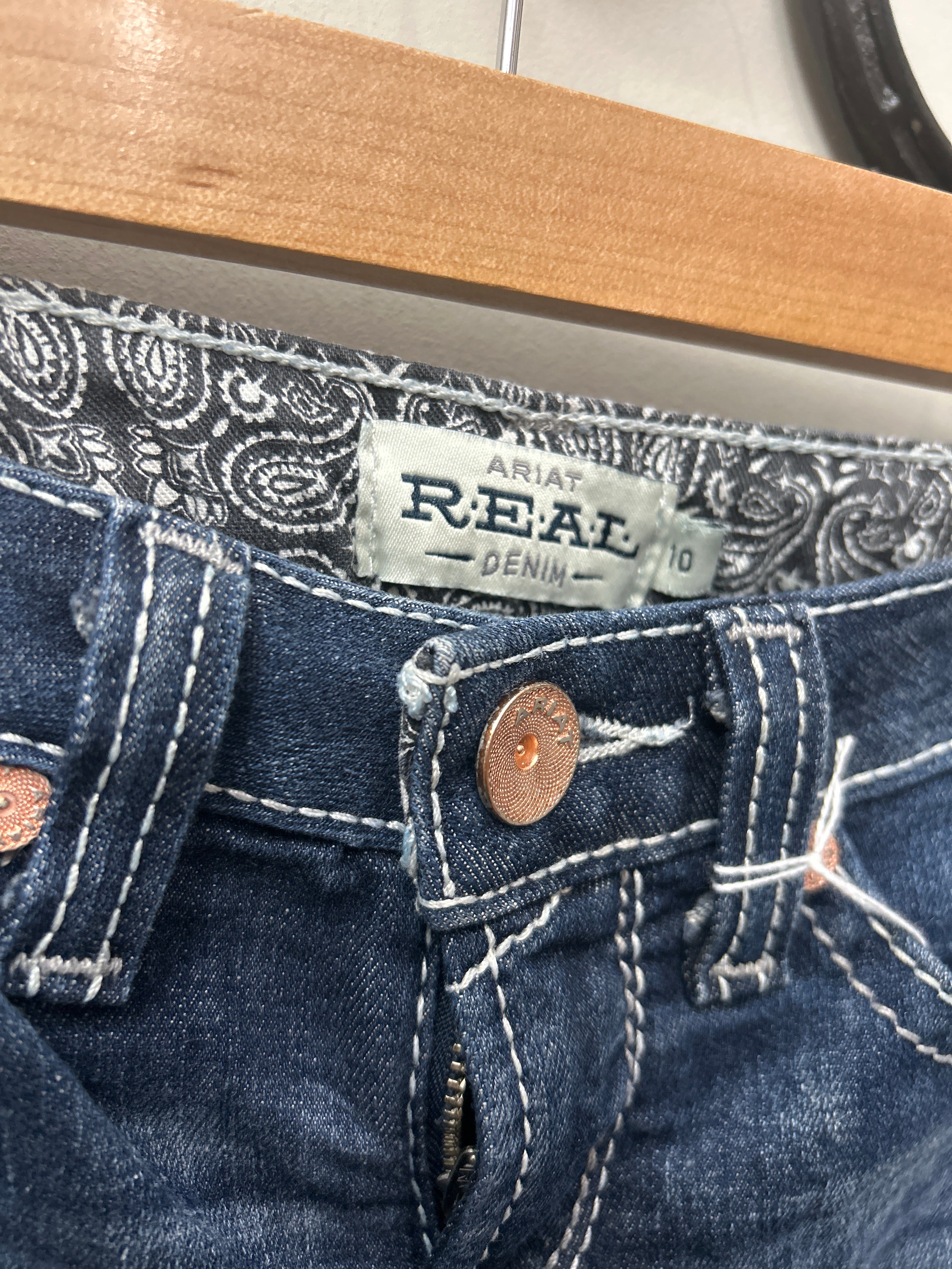 Ariat Riky Kids Boot Cut Jean 10-Jeans-Consignment-Evolution Equestrian Co.
