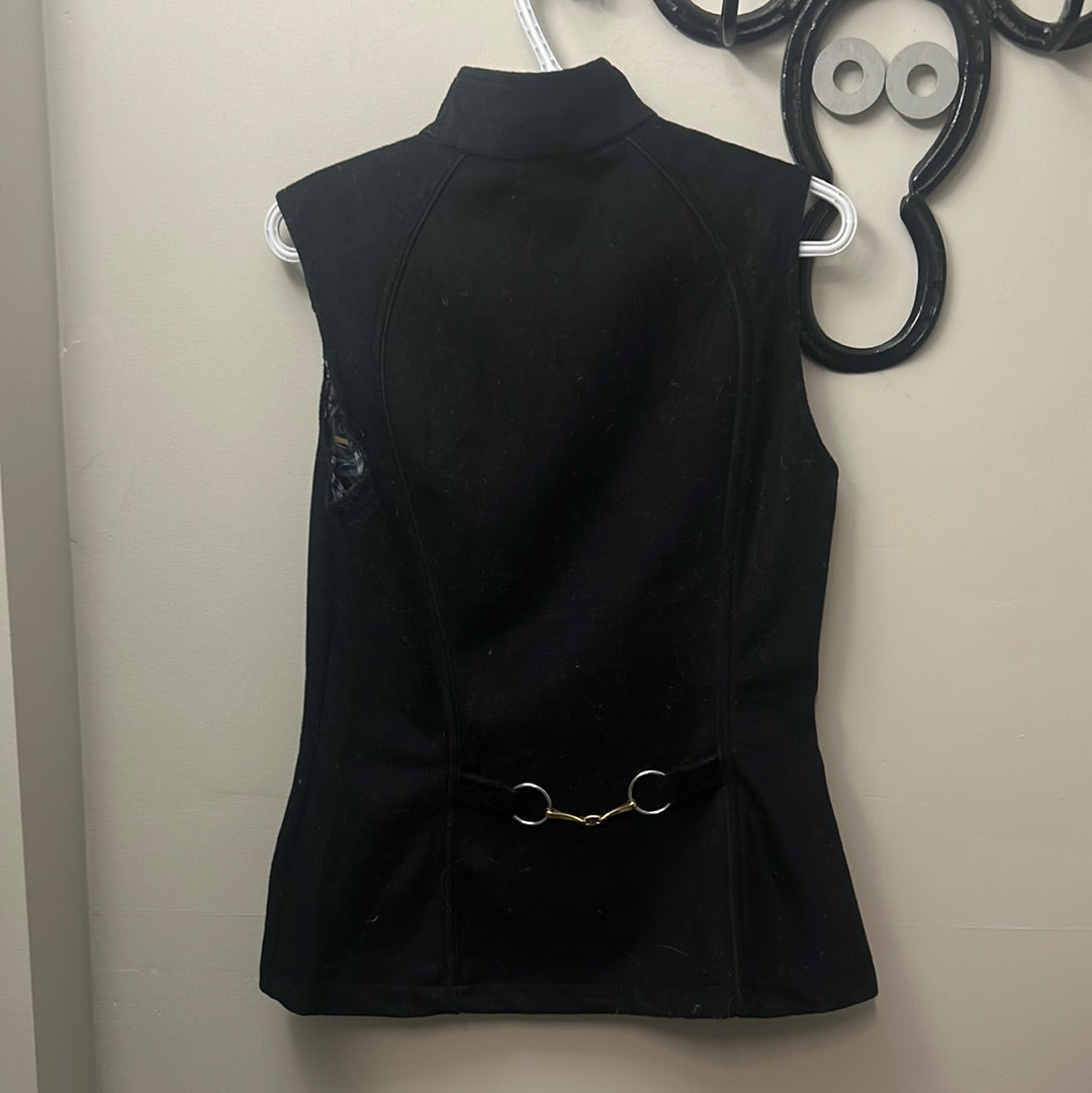Arista Black Vest Medium-Clothing-Consignment-Evolution Equestrian Co.