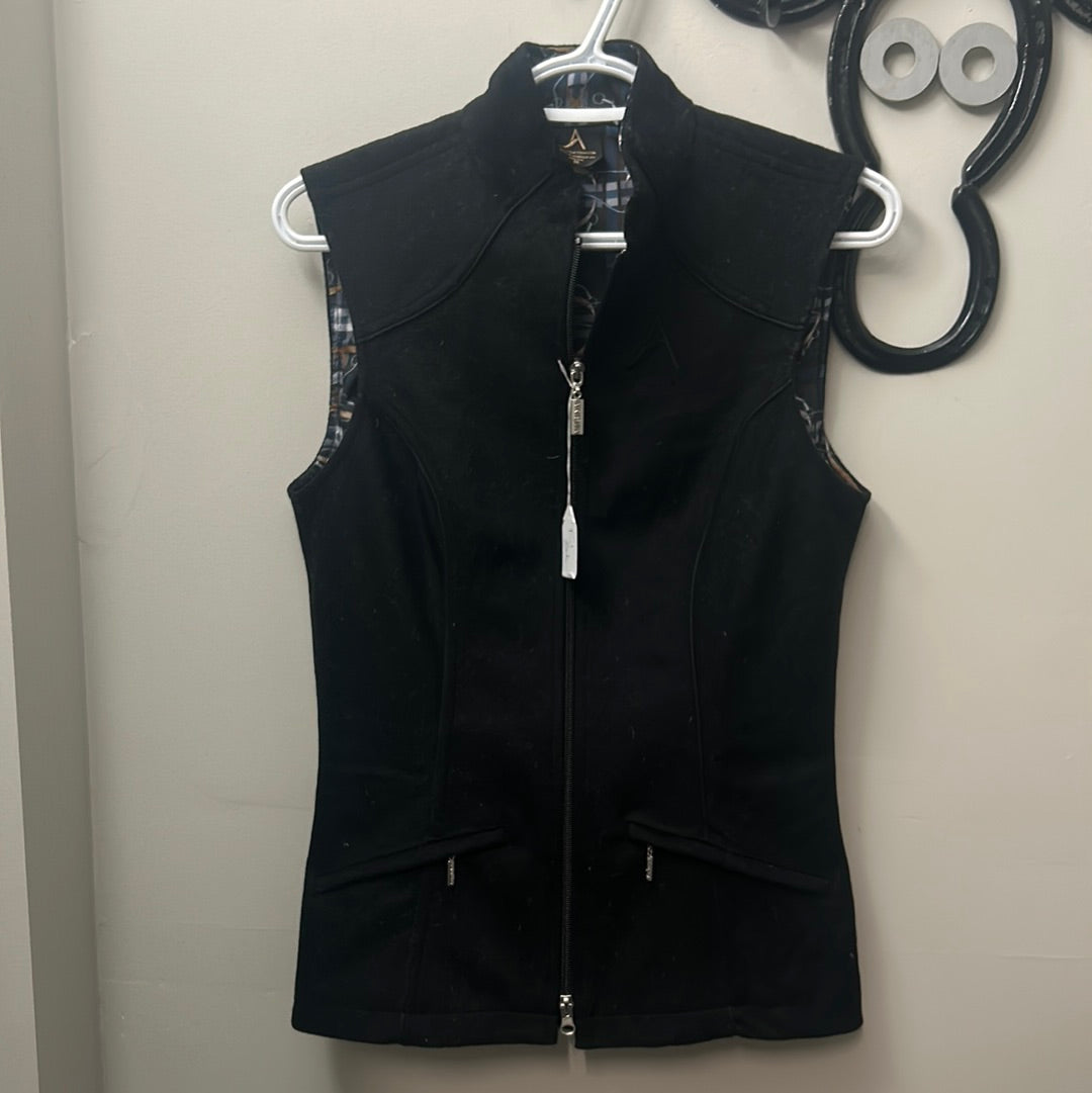 Arista Black Vest Medium-Clothing-Consignment-Evolution Equestrian Co.
