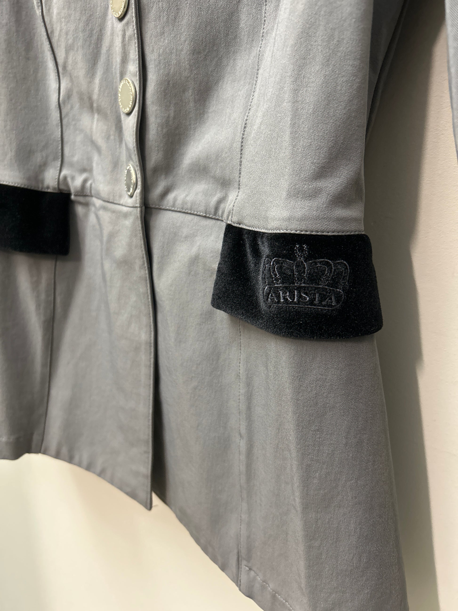 Arista Grey Dressage Show Coat XSmall-Show Jacket-Consignment-Evolution Equestrian Co.
