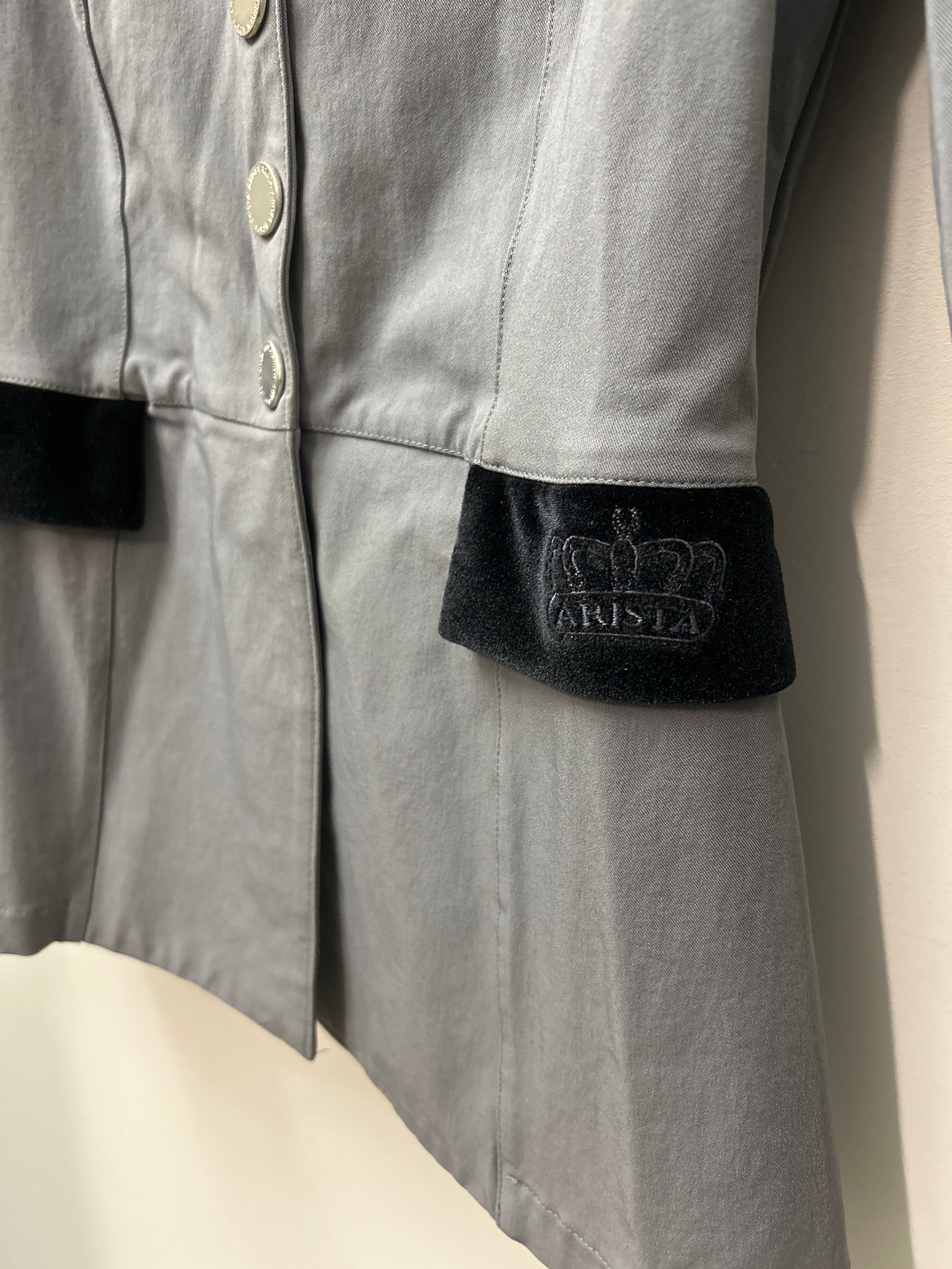 Arista Grey Dressage Show Coat XSmall-Show Jacket-Consignment-Evolution Equestrian Co.