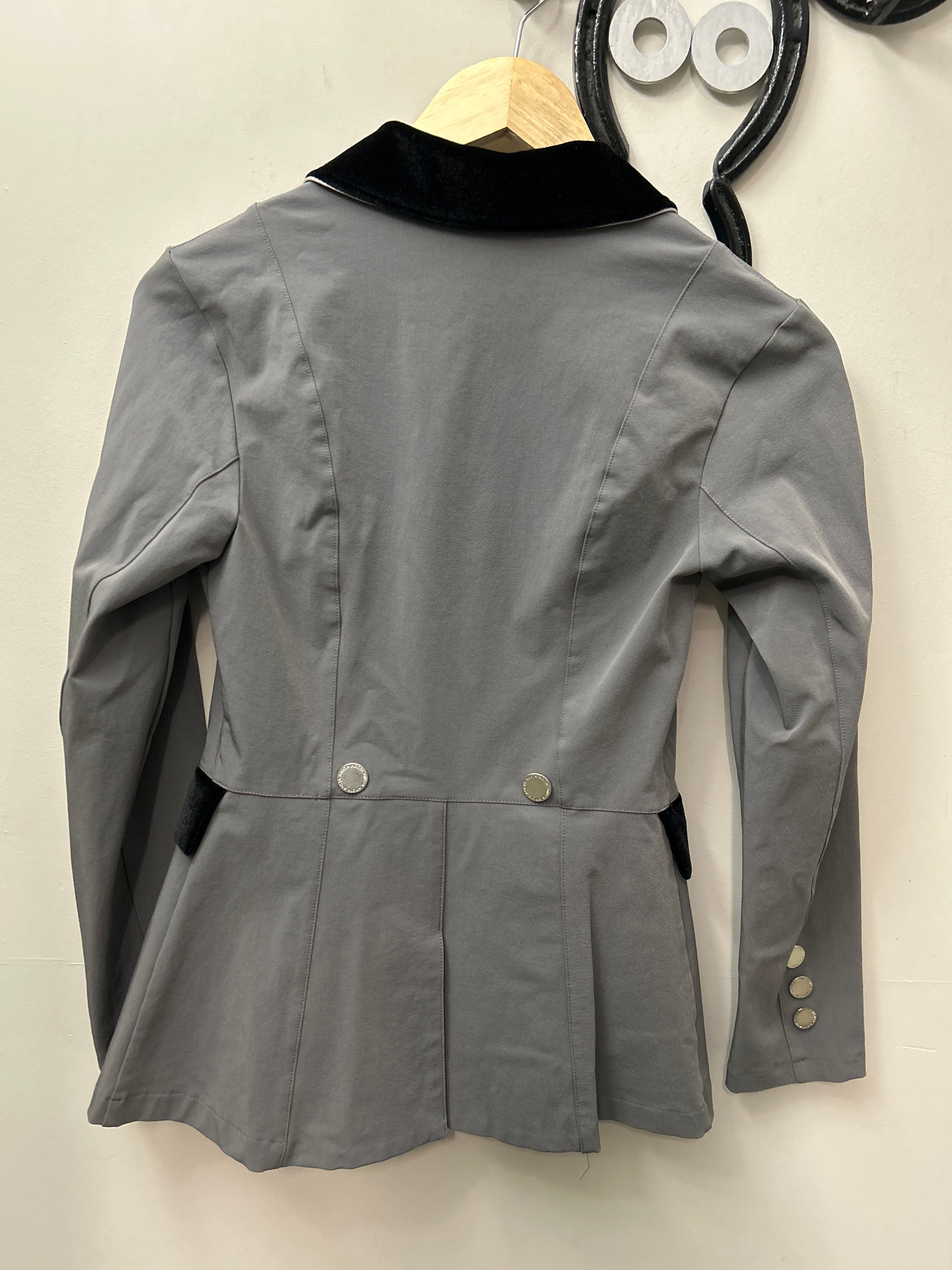 Arista Grey Dressage Show Coat XSmall-Show Jacket-Consignment-Evolution Equestrian Co.