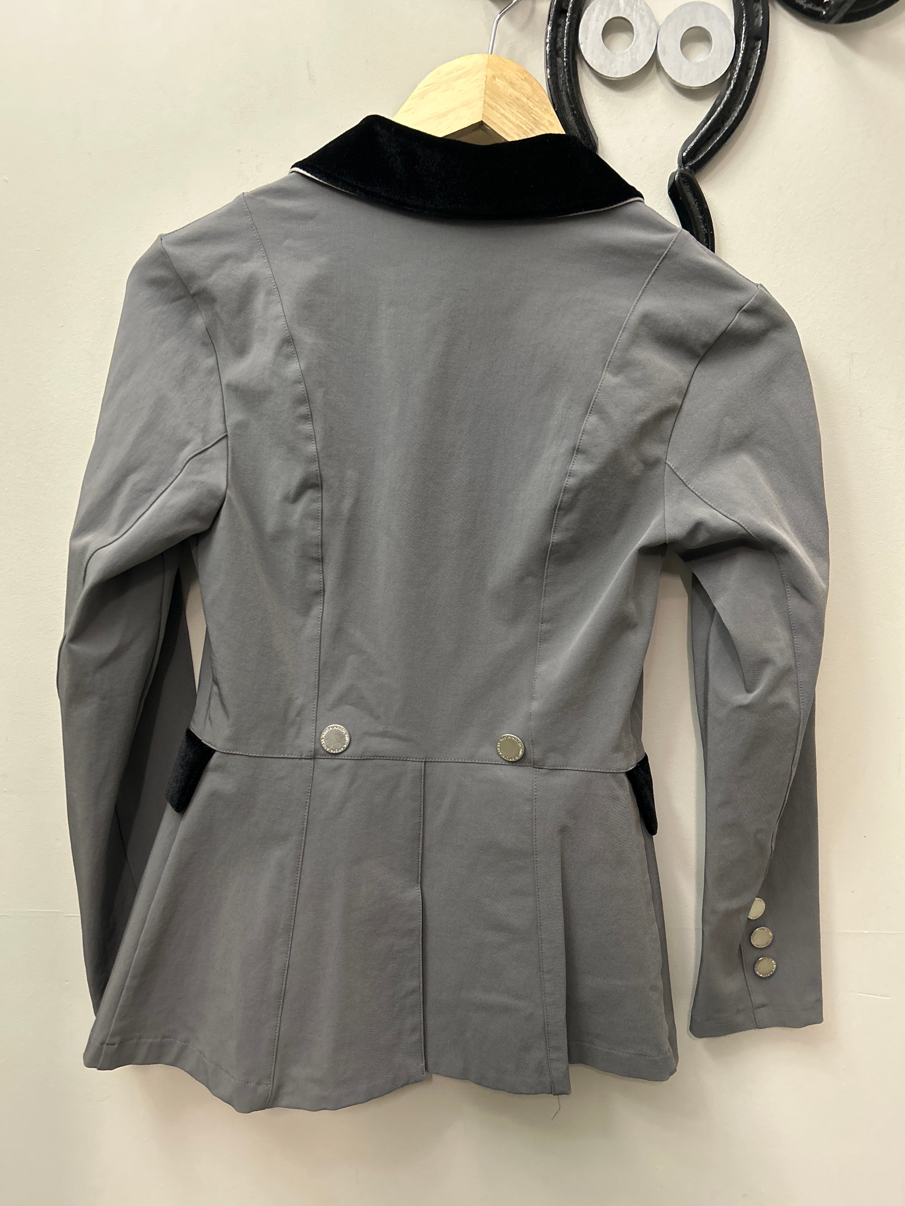 Arista Grey Dressage Show Coat XSmall-Show Jacket-Consignment-Evolution Equestrian Co.