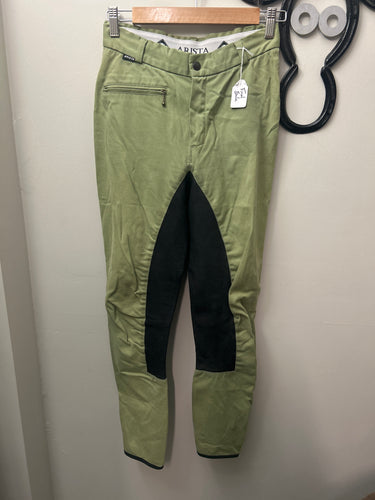 Arista Leather Full Seat Half Chaps 26T-Breeches-Consignment-Evolution Equestrian Co.