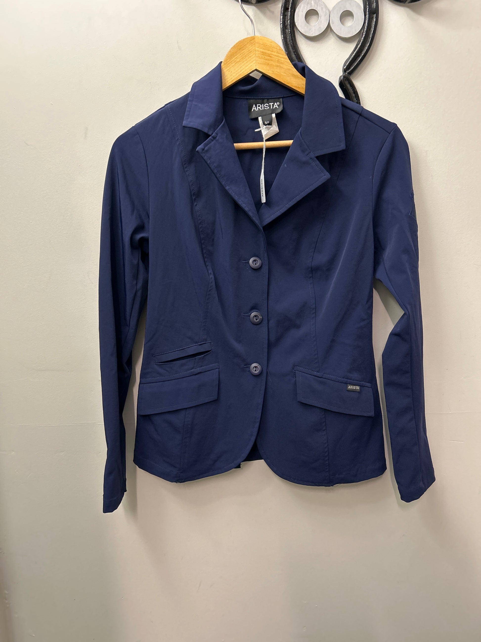 Arista Navy Show Jacket Small-Show Jacket-Consignment-Evolution Equestrian Co.
