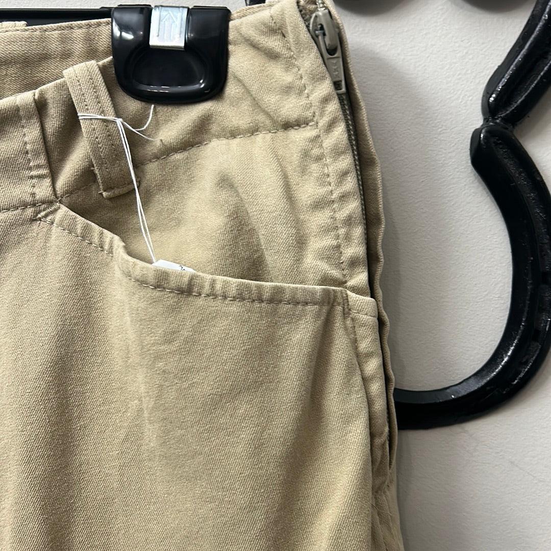 Arista Side Zip Tan Breeches 28T-Breeches-Consignment-Evolution Equestrian Co.