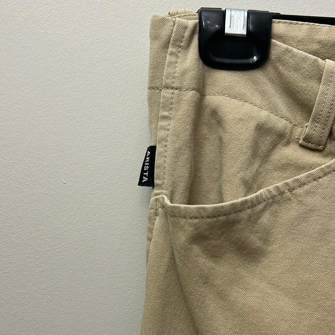 Arista Side Zip Tan Breeches 28T-Breeches-Consignment-Evolution Equestrian Co.