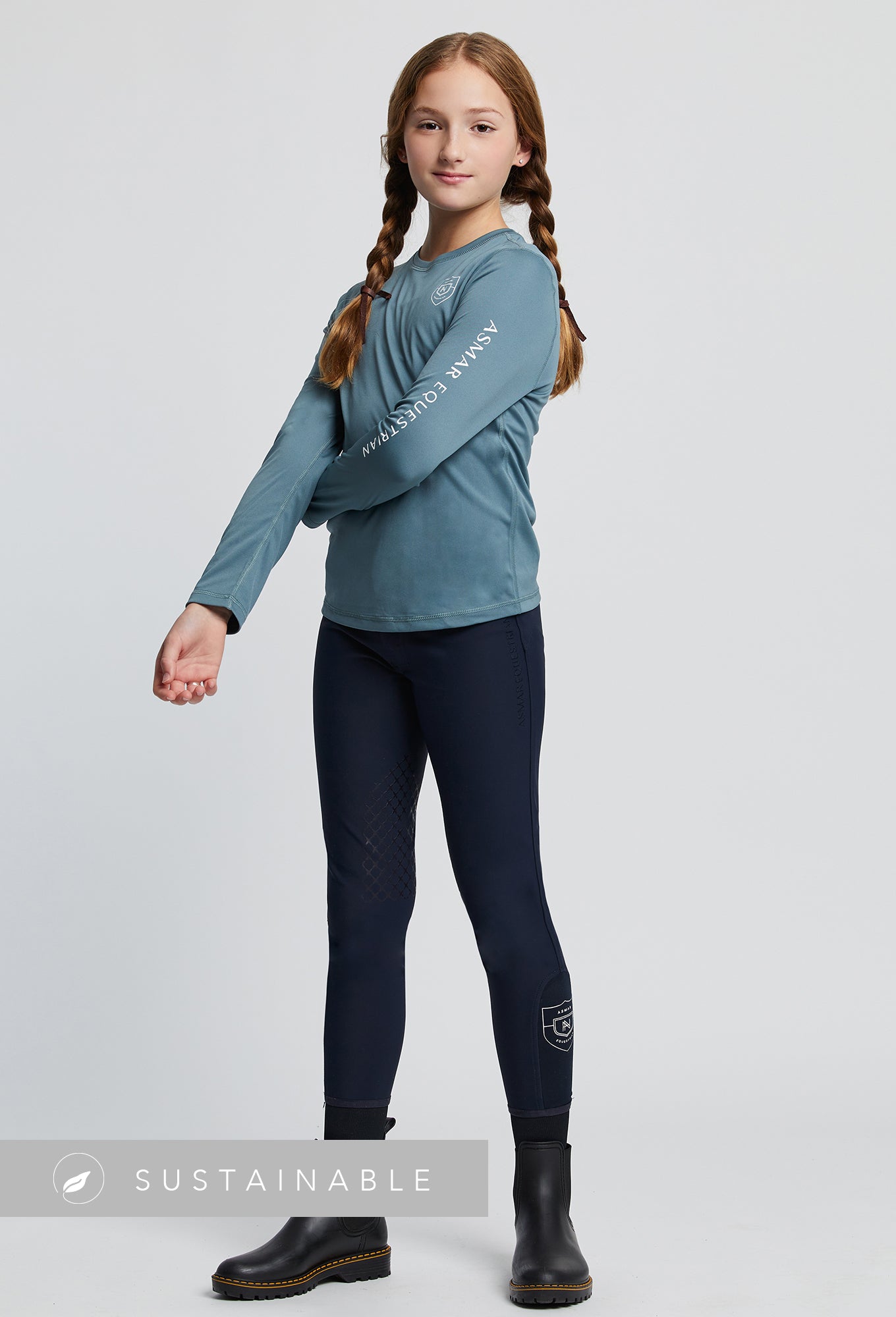 Asmar Kid's Sun Shirt 6/7-Riding Shirts-Consignment-Evolution Equestrian Co.