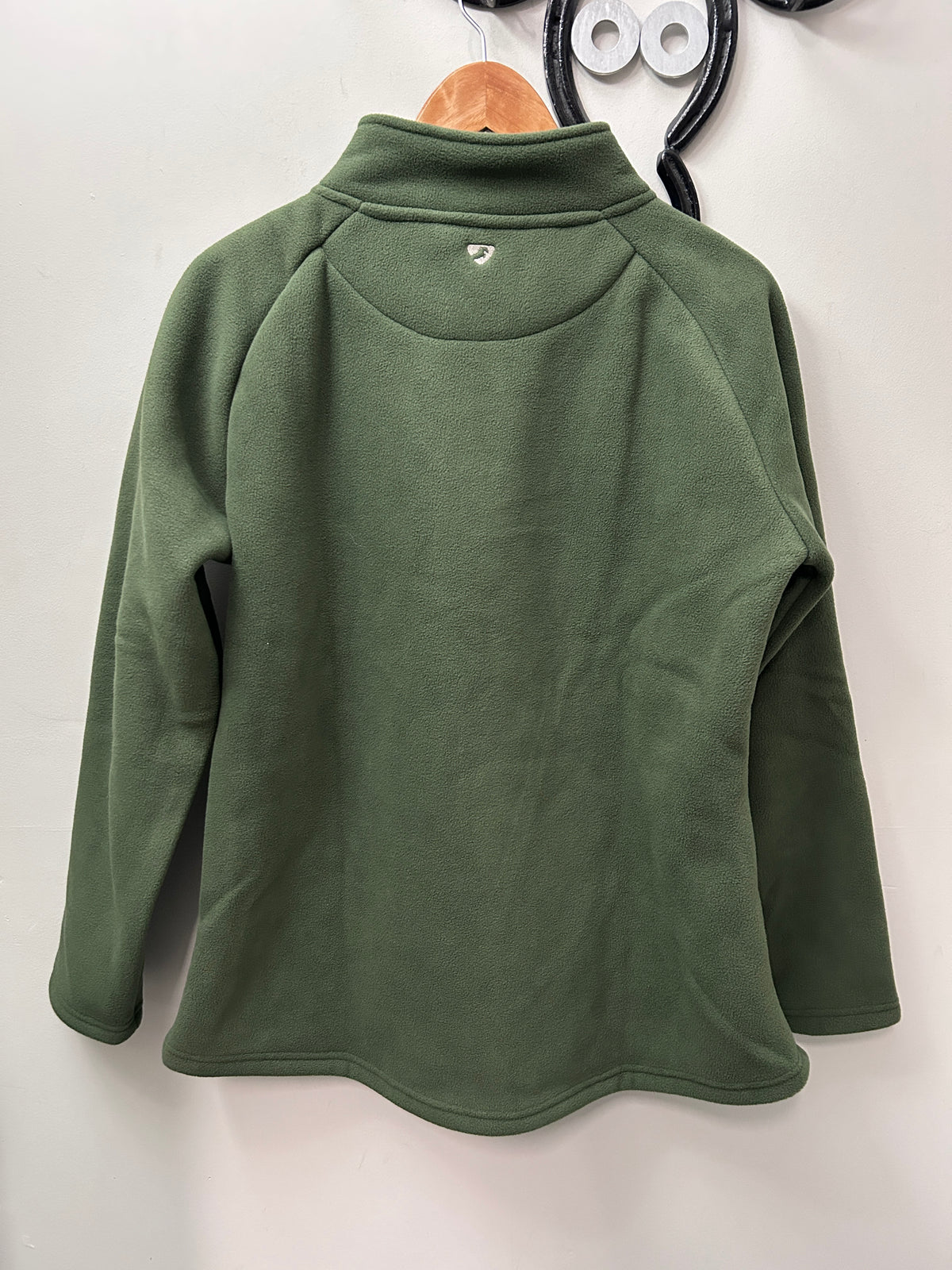 Aubrion Restore Half Zip Fleece Green XLarge-Sweatershirt-Consignment-Evolution Equestrian Co.