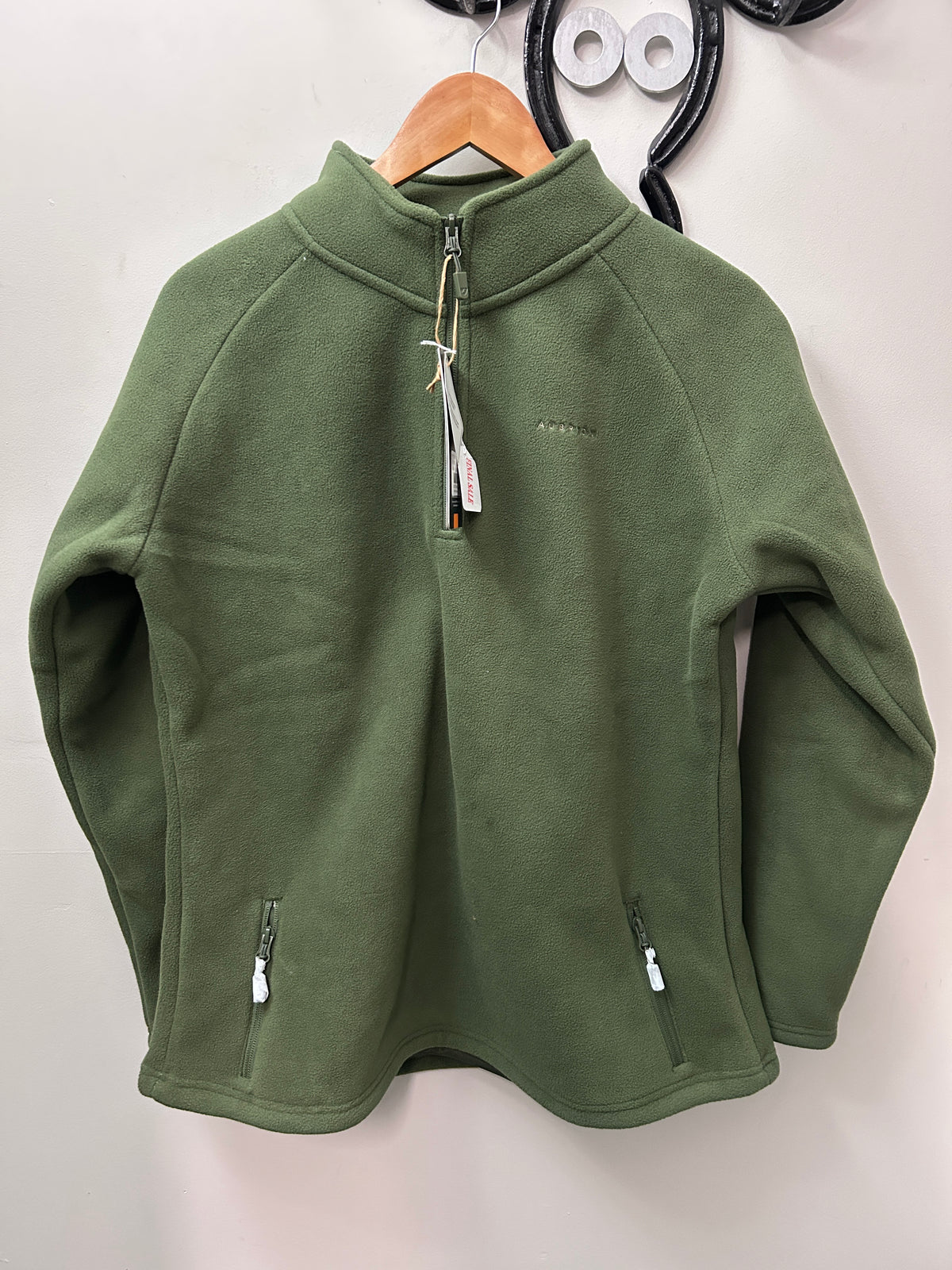 Aubrion Restore Half Zip Fleece Green XLarge