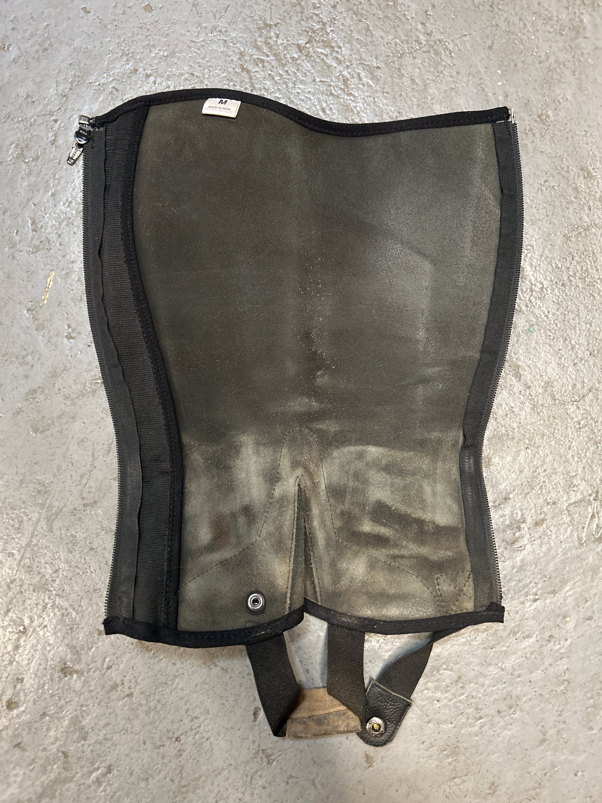 Auken Half Chaps Black Medium-Half Chaps-Consignment-Evolution Equestrian Co.