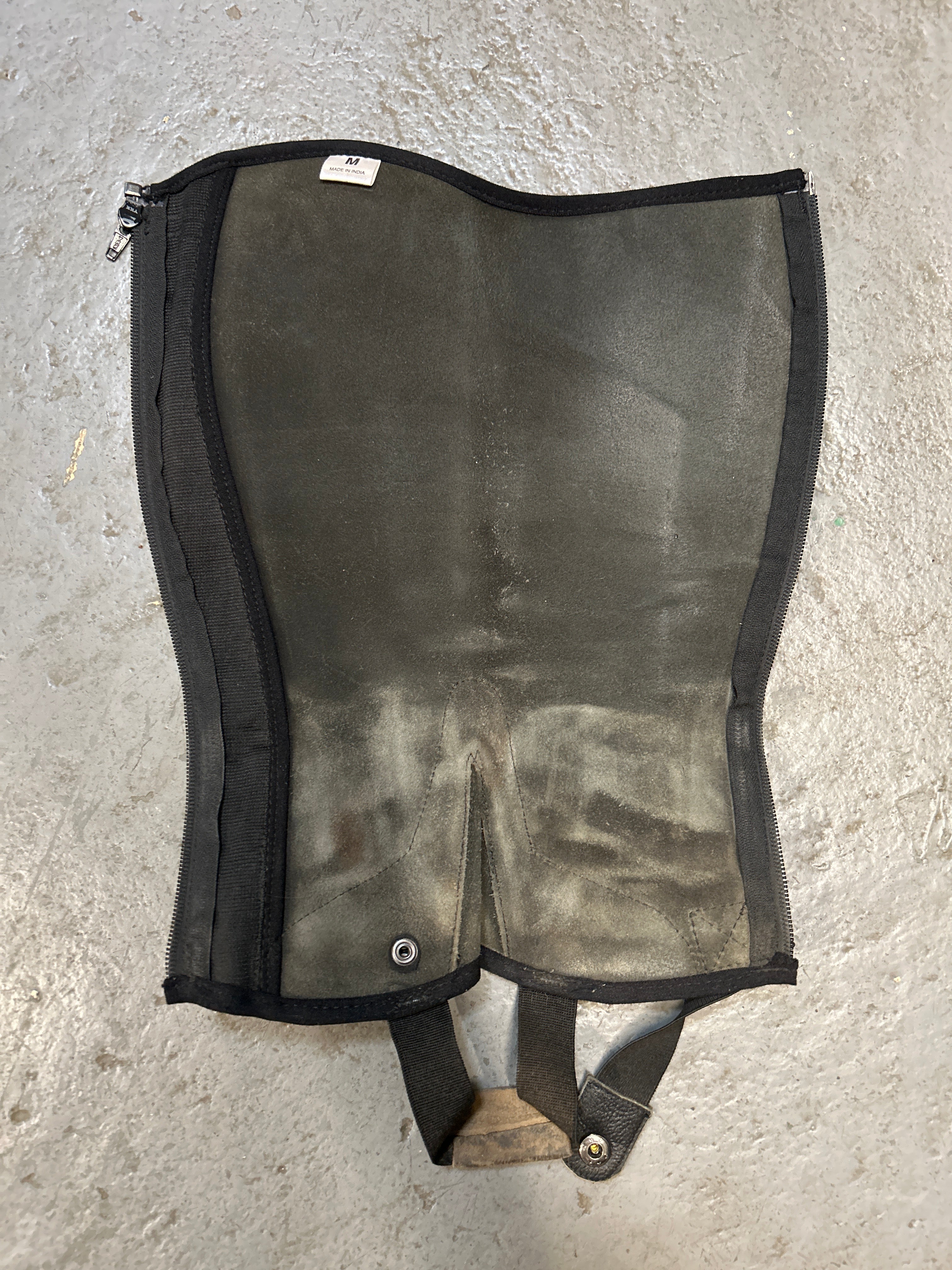 Auken Half Chaps Black Medium-Half Chaps-Consignment-Evolution Equestrian Co.