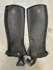 Auken Half Chaps Black Medium-Half Chaps-Consignment-Evolution Equestrian Co.