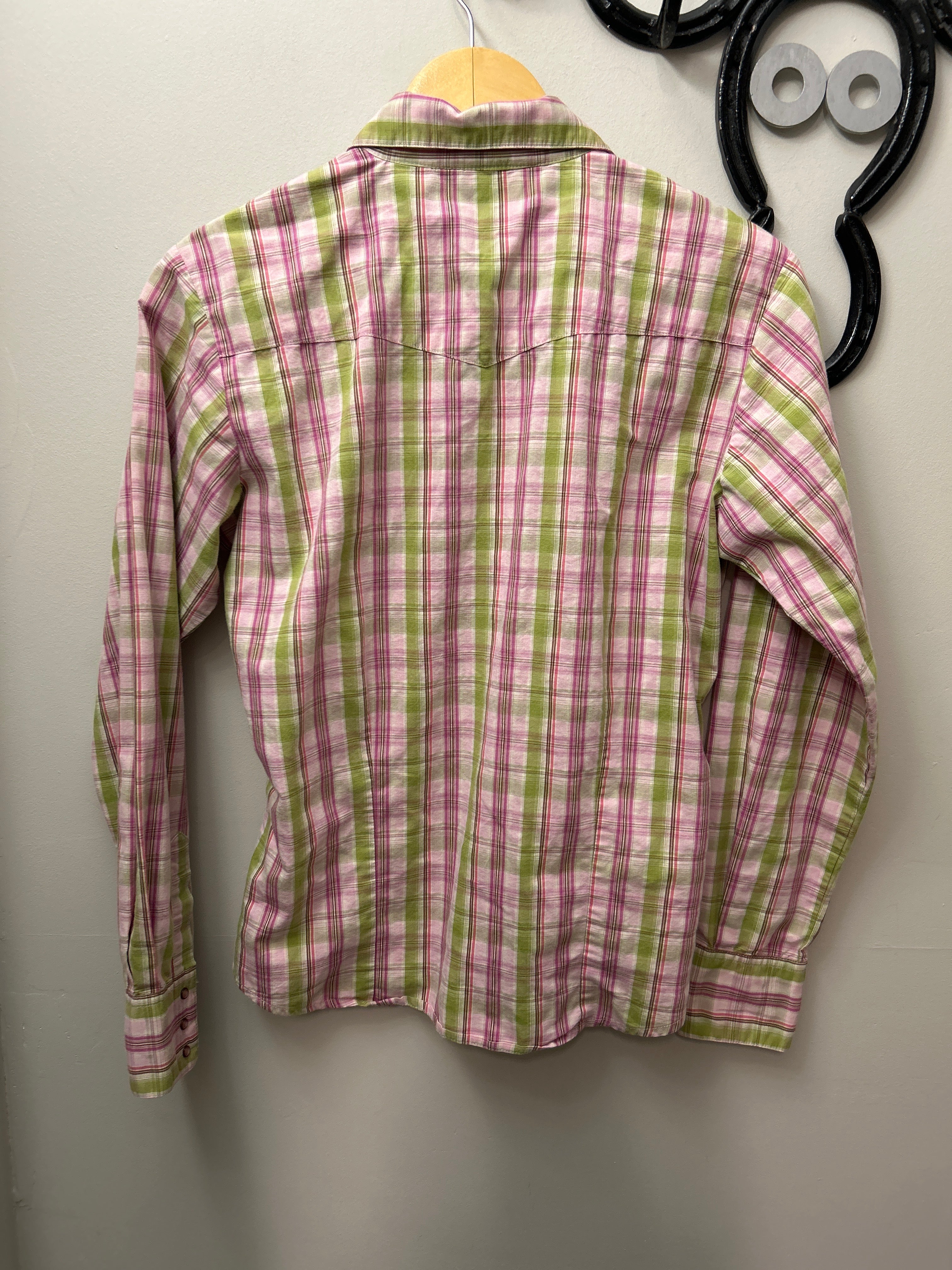 Aura Wrangler Ladies Western Shirt Small-Western Shirt-Consignment-Evolution Equestrian Co.