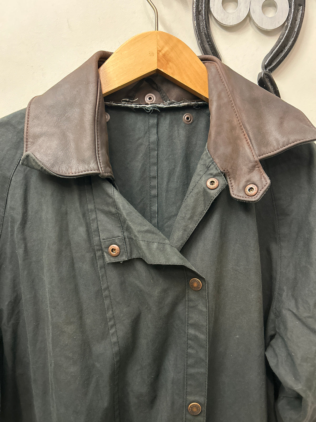 Australian Outback Waxed Cotton Jacket Small-Jacket-Consignment-Evolution Equestrian Co.