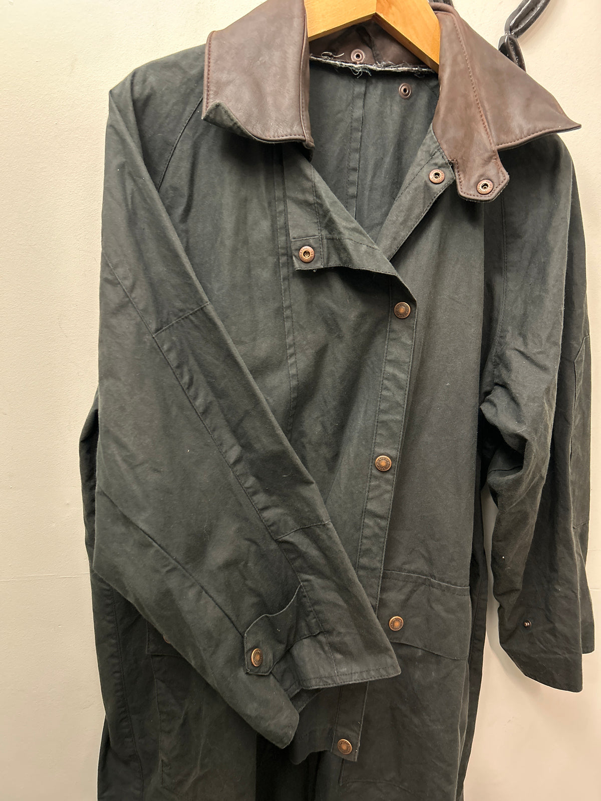 Australian Outback Waxed Cotton Jacket Small-Jacket-Consignment-Evolution Equestrian Co.