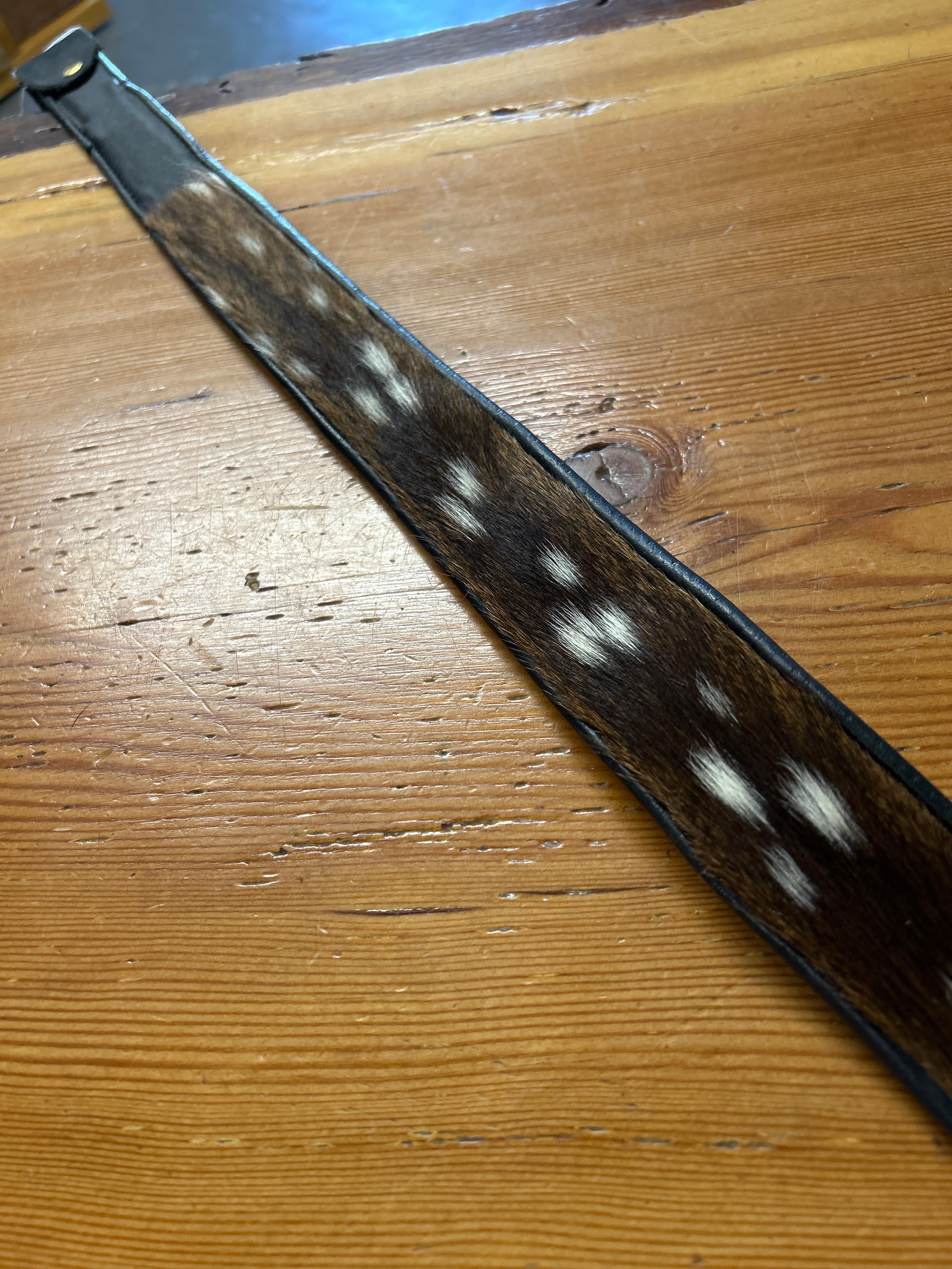 Axis Deerskin Belt 46"-Belt-Consignment-Evolution Equestrian Co.