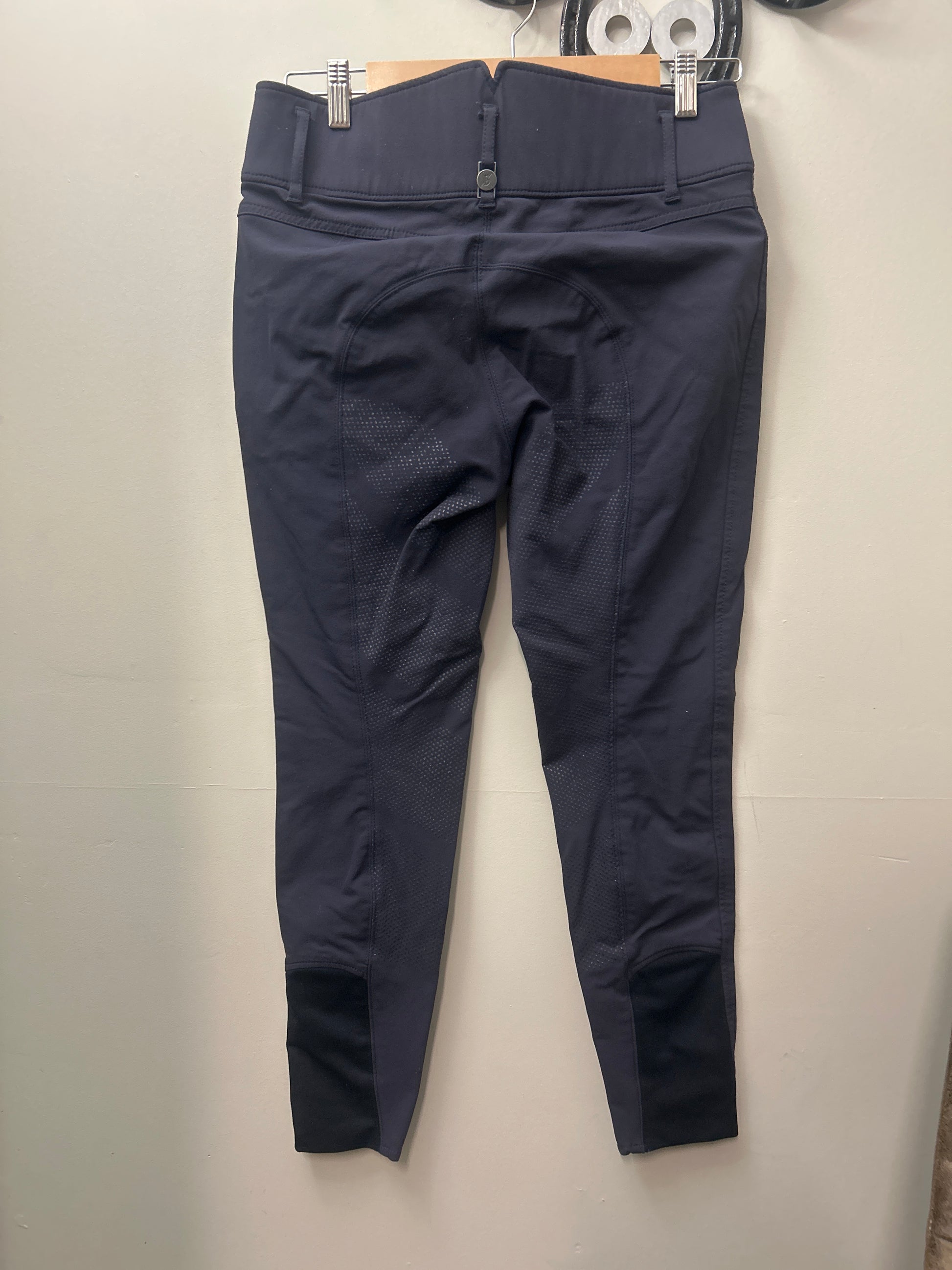 B Vertigo Navy Full Seat Breeches 28-Breeches-Consignment-Evolution Equestrian Co.