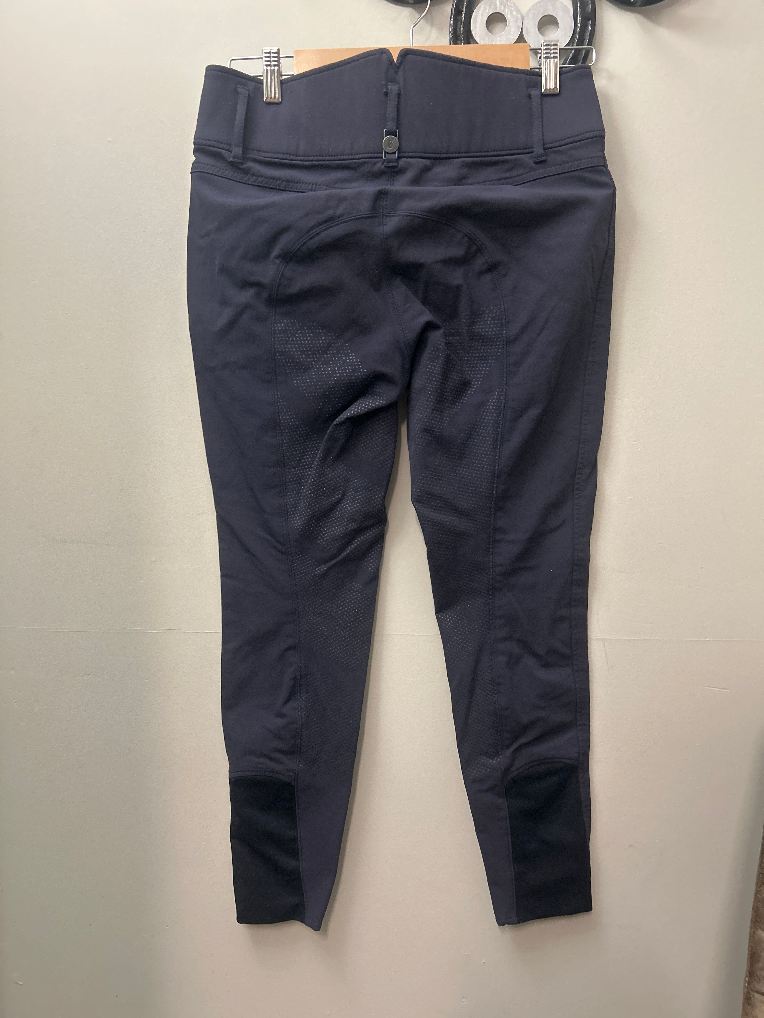 B Vertigo Navy Full Seat Breeches 28-Breeches-Consignment-Evolution Equestrian Co.