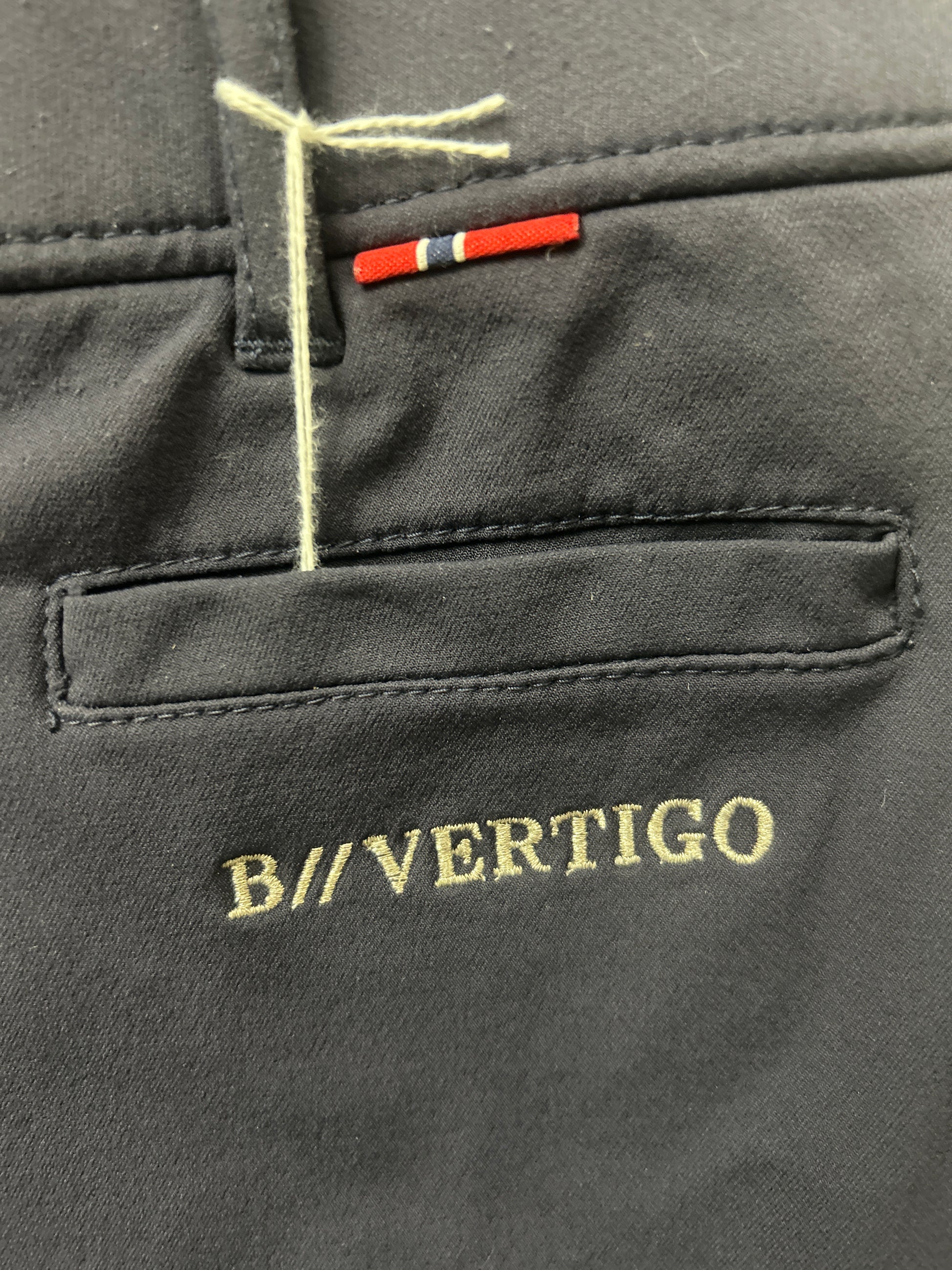 B Vertigo Navy Full Seat Breeches 28-Breeches-Consignment-Evolution Equestrian Co.