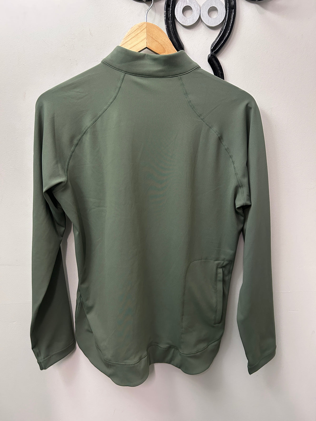 B Vertigo Olive Green Technical Shirt 14-Vest-Consignment-Evolution Equestrian Co.
