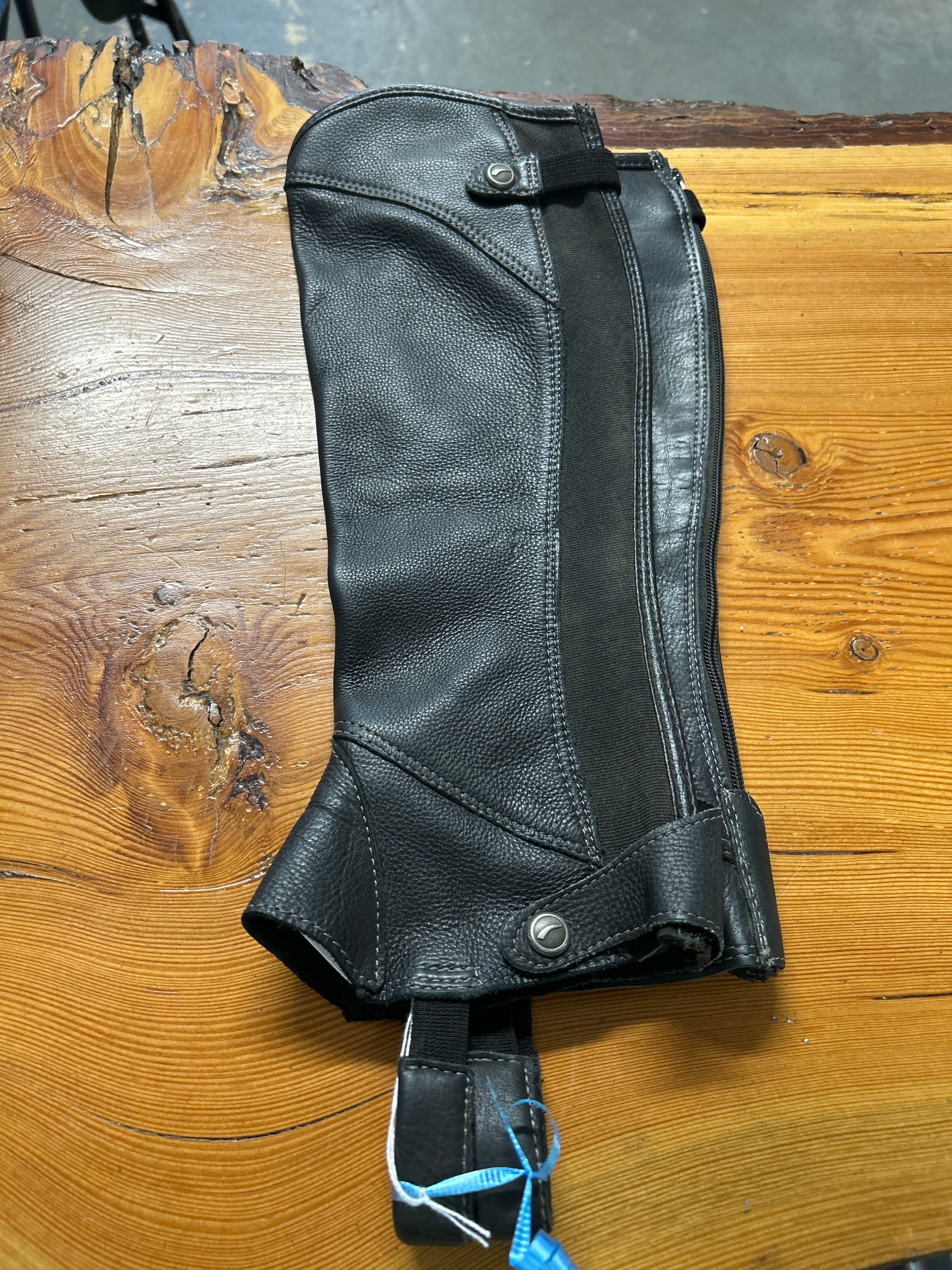 Ladies Small Leather Half Chaps Small