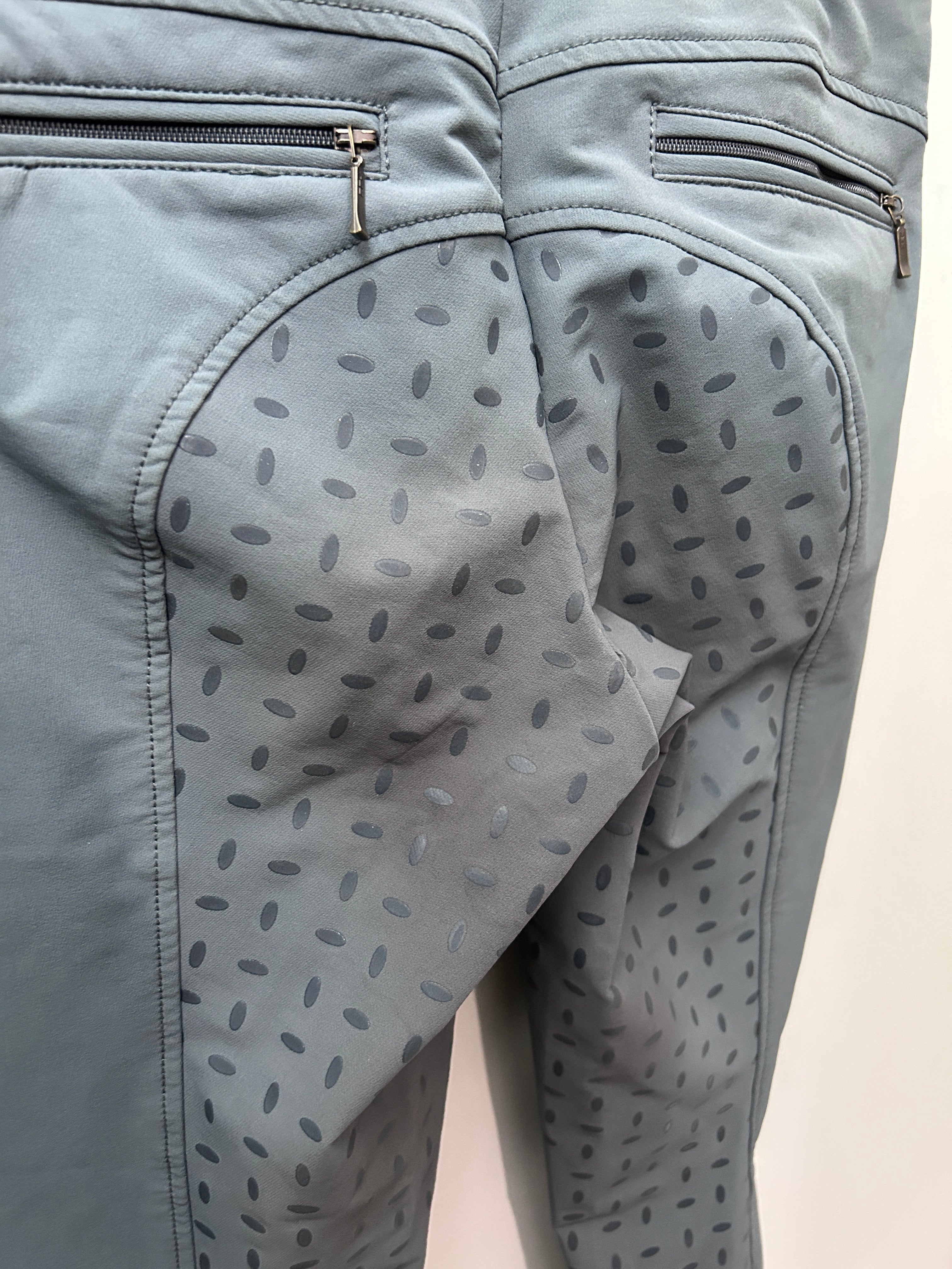 Derby Clothing Full Seat Grey Breeches 24