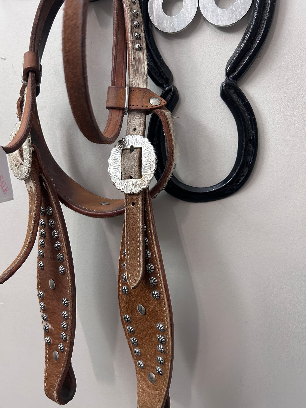 Cowhide Western Headstall