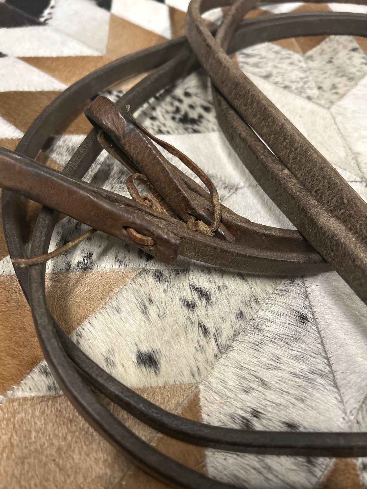 Weighted Western Split Reins