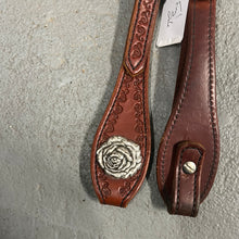 Load image into Gallery viewer, Weaver Leather Rose One Ear Headstall

