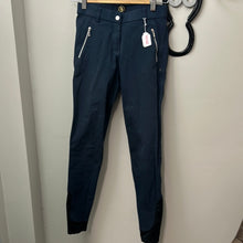 Load image into Gallery viewer, BR Navy Full Seat Breeches 24

