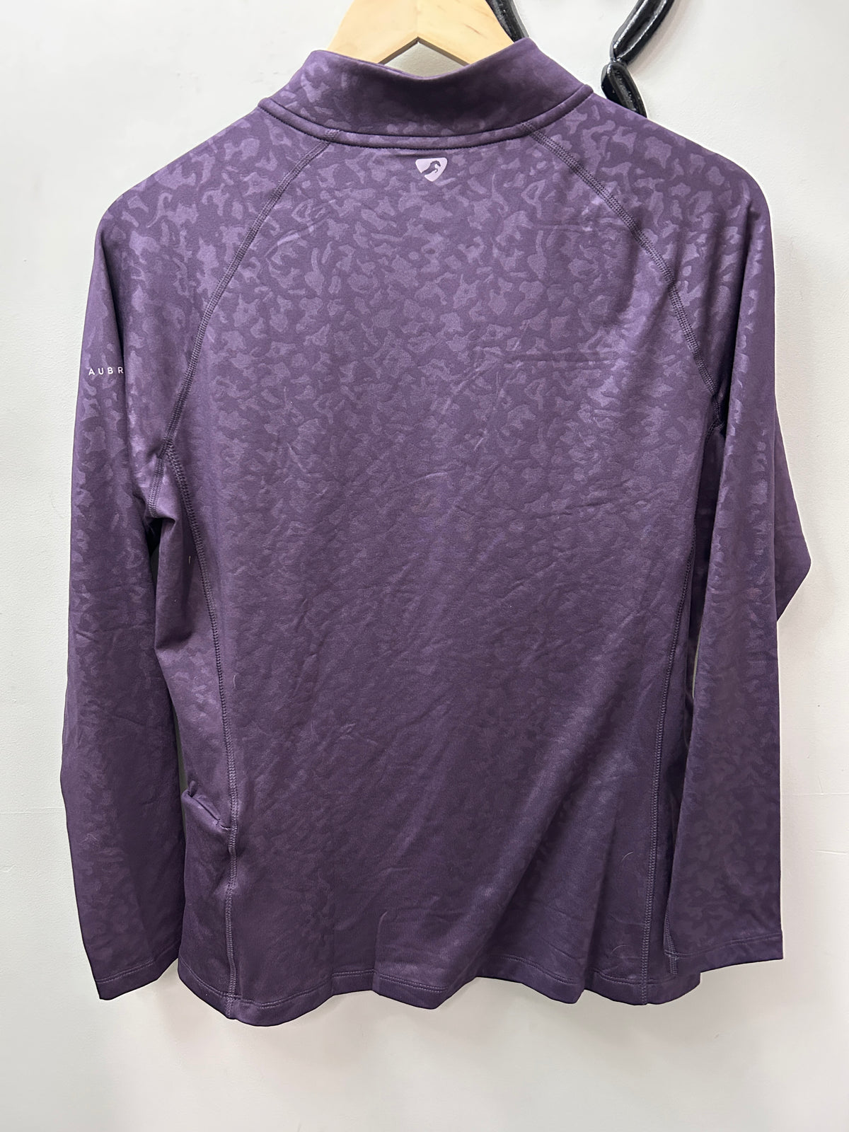 Shires Aubrion Revive Long Sleeve Base Layer Purple XLarge