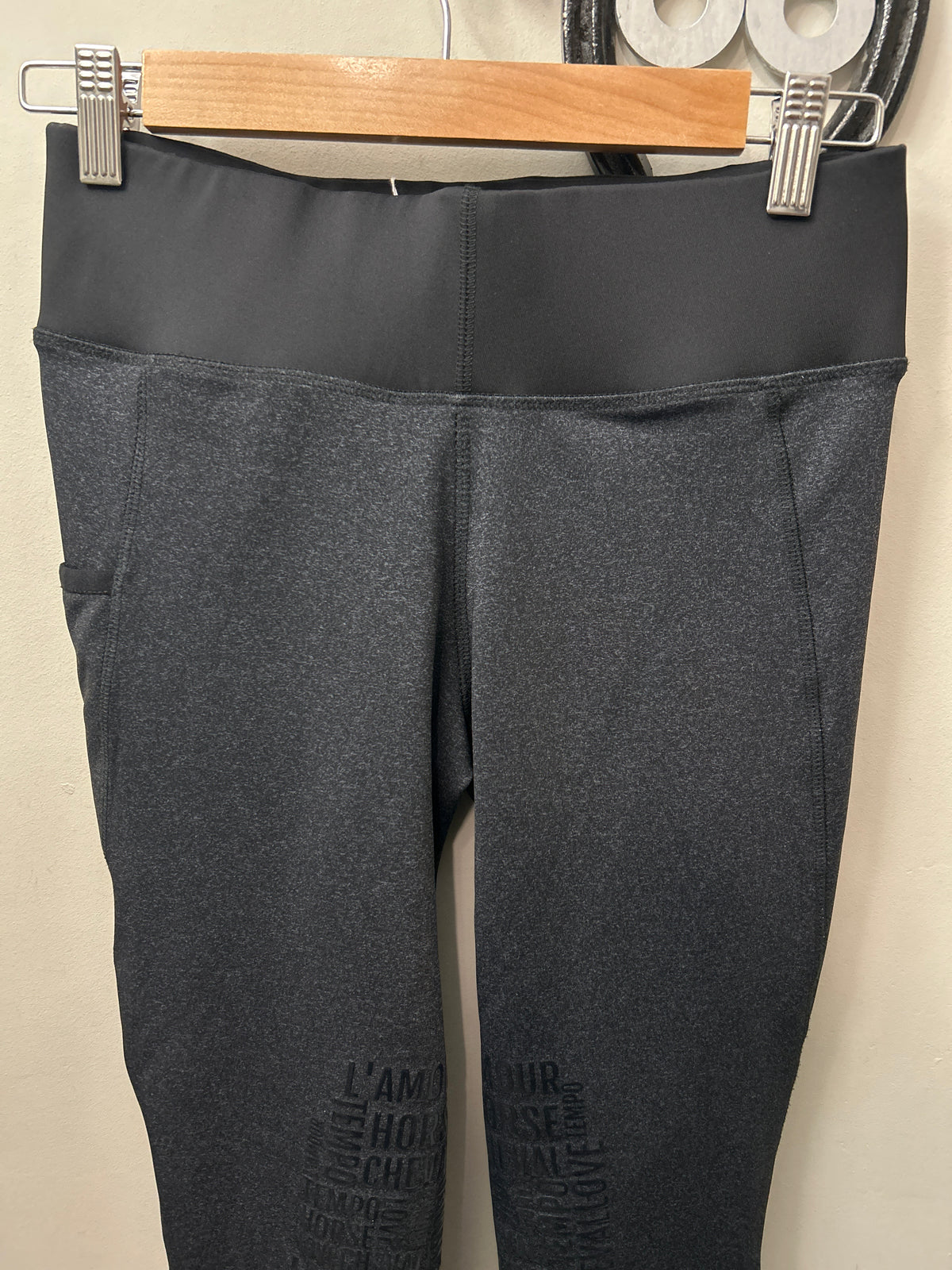 Tempo Grey Riding Tights Small