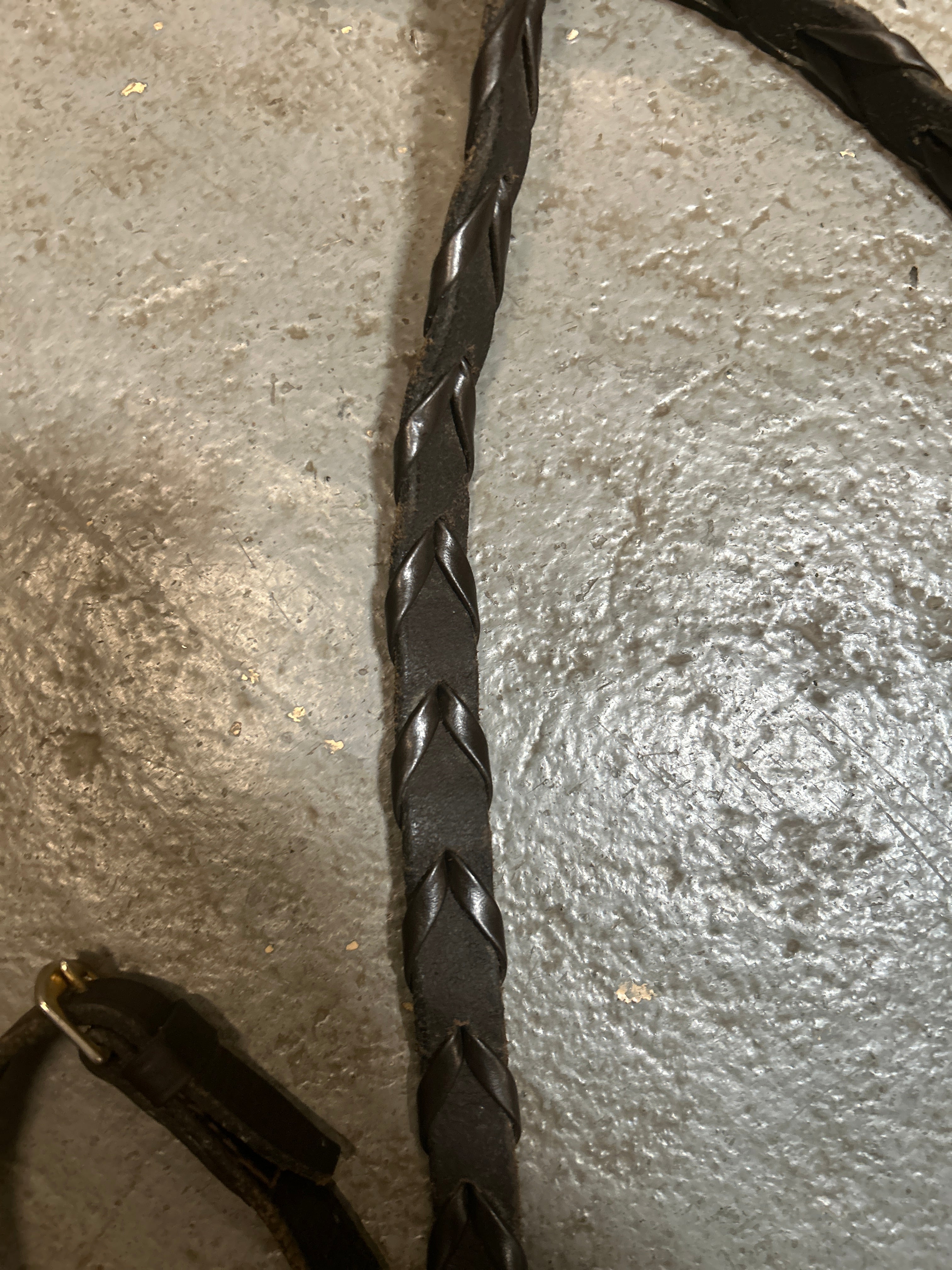 Laced English Reins