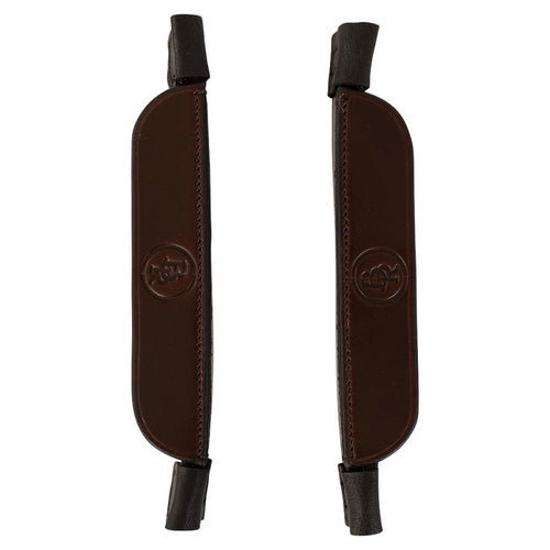 BR Bromley Blinkers-English Tack-Bieman De Haas-Cob-Oak-Evolution Equestrian Co.