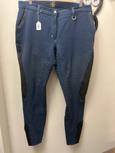 Load image into Gallery viewer, BR Dark Blue Full Seat Breeches 34-Breeches-Consignment-Evolution Equestrian Co.
