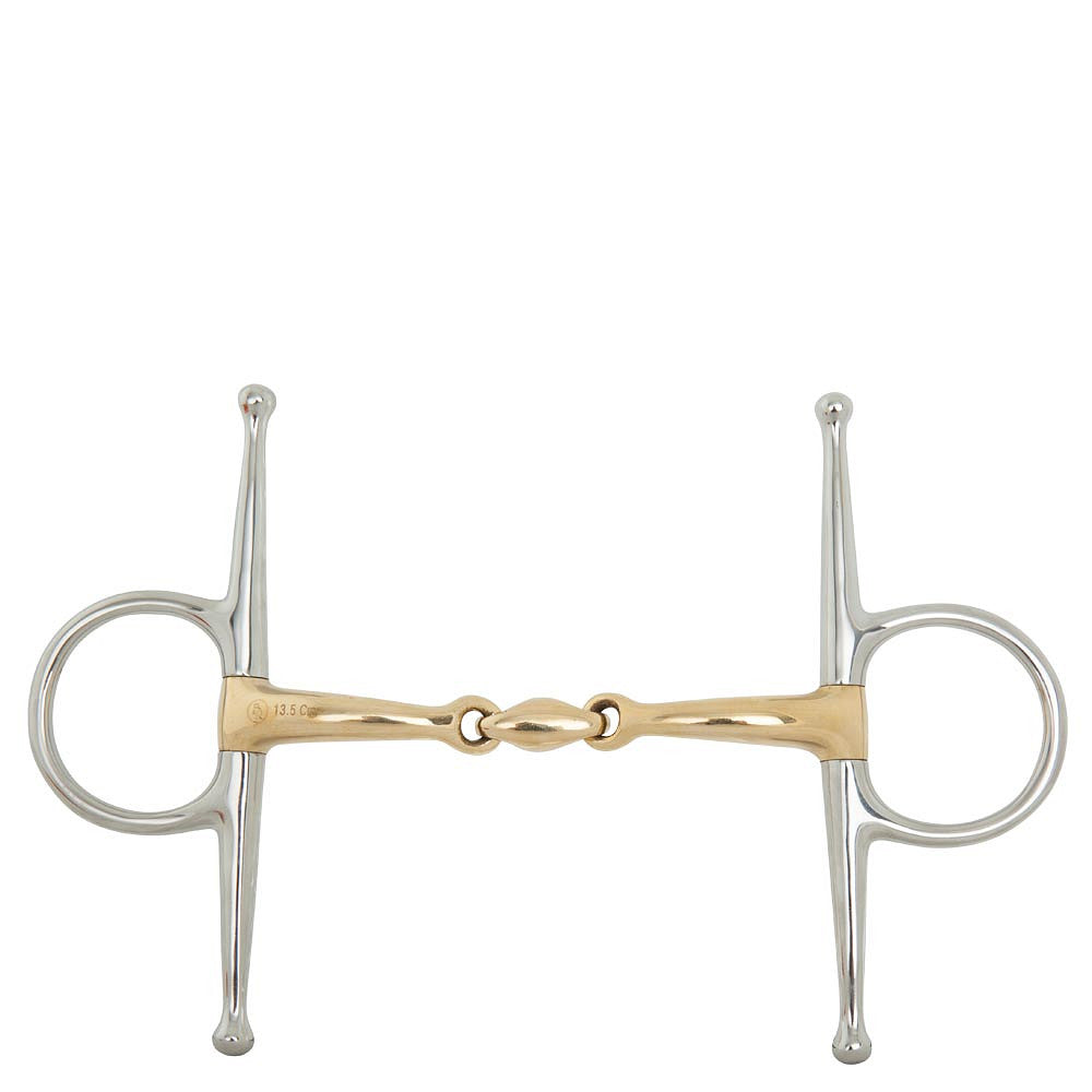 BR Double Jointed Full Cheek Soft Contact-Bit-Bieman De Haas-12.5 cm / 5"-Evolution Equestrian Co.