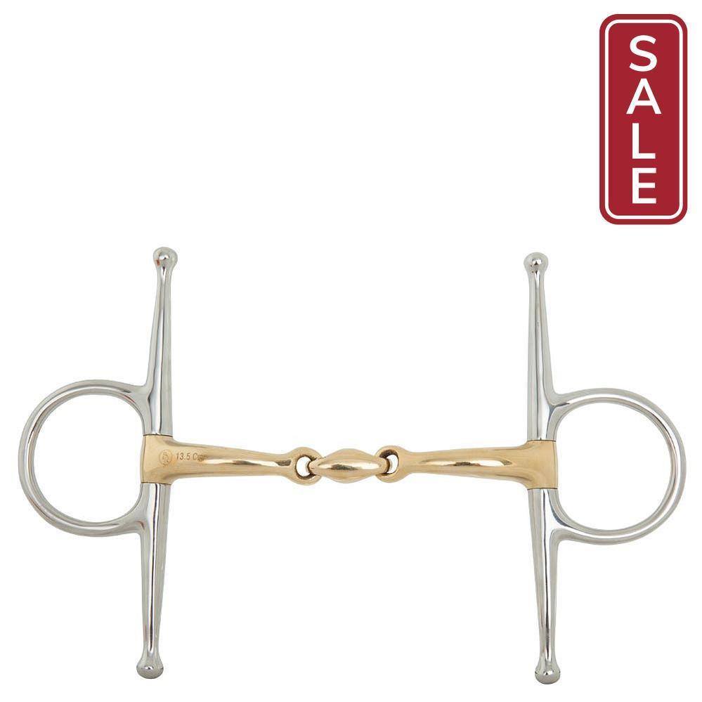 BR Double Jointed Full Cheek Soft Contact-Bit-Bieman De Haas-12.5 cm / 5"-Evolution Equestrian Co.