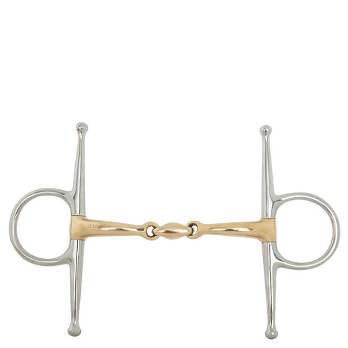 BR Double Jointed Full Cheek Soft Contact-Bit-Bieman De Haas-12.5 cm / 5