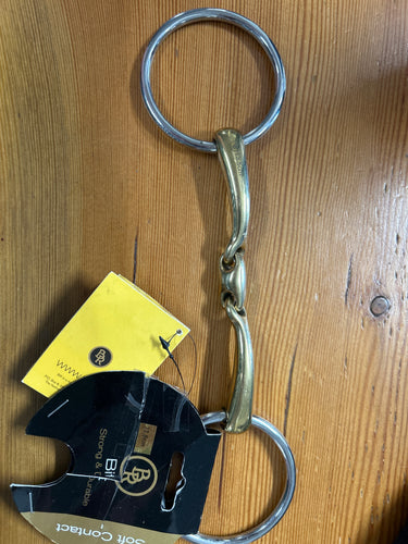 BR Double Jointed Loose Ring Snaffle Soft Contact 13.5 cm / 5-1/4
